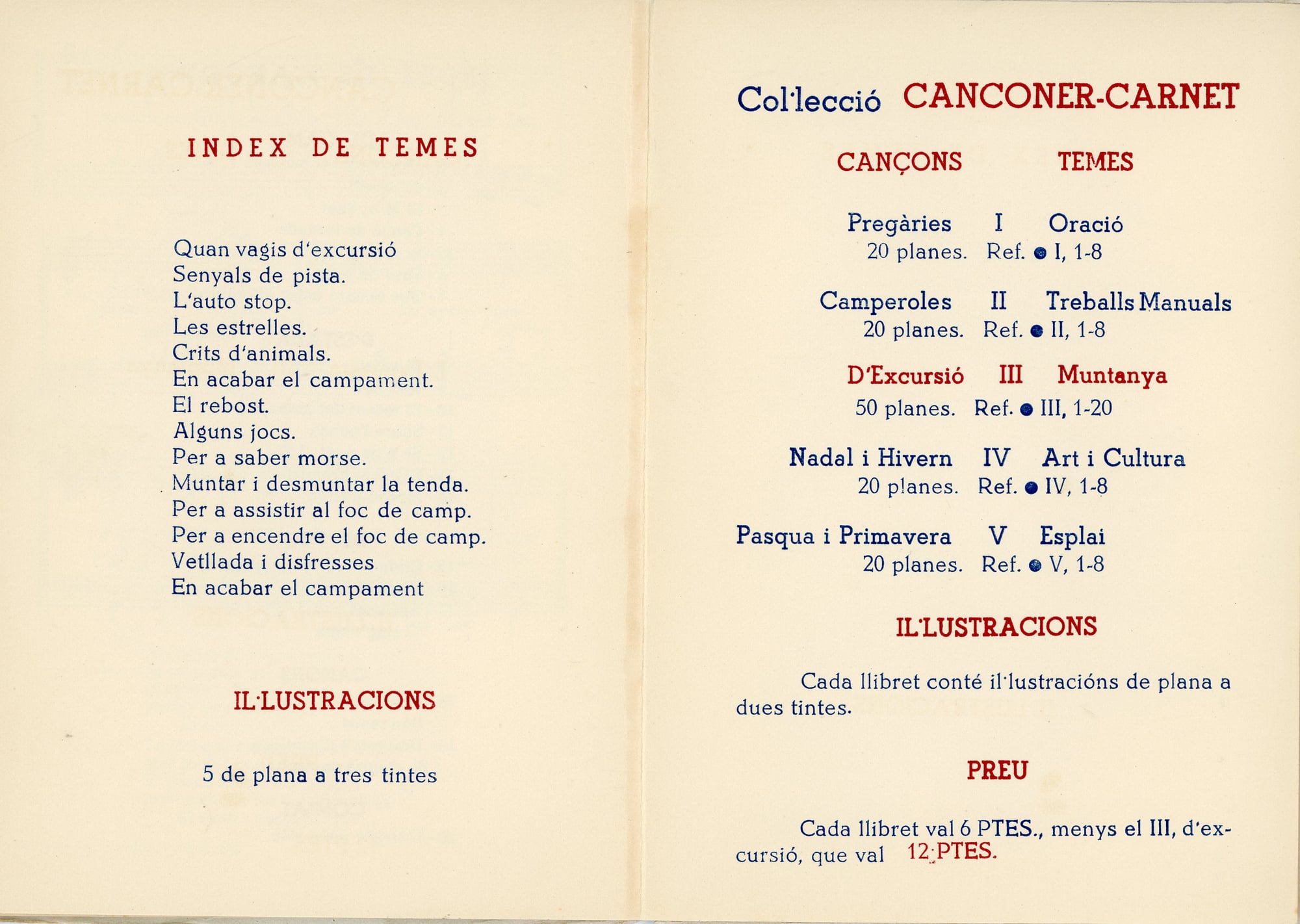 D'excursió : cançons i temes de muntanya : III apartat del llibre Cançoner-Carnet : Edició per a nens i adolescents - Miniatura 4