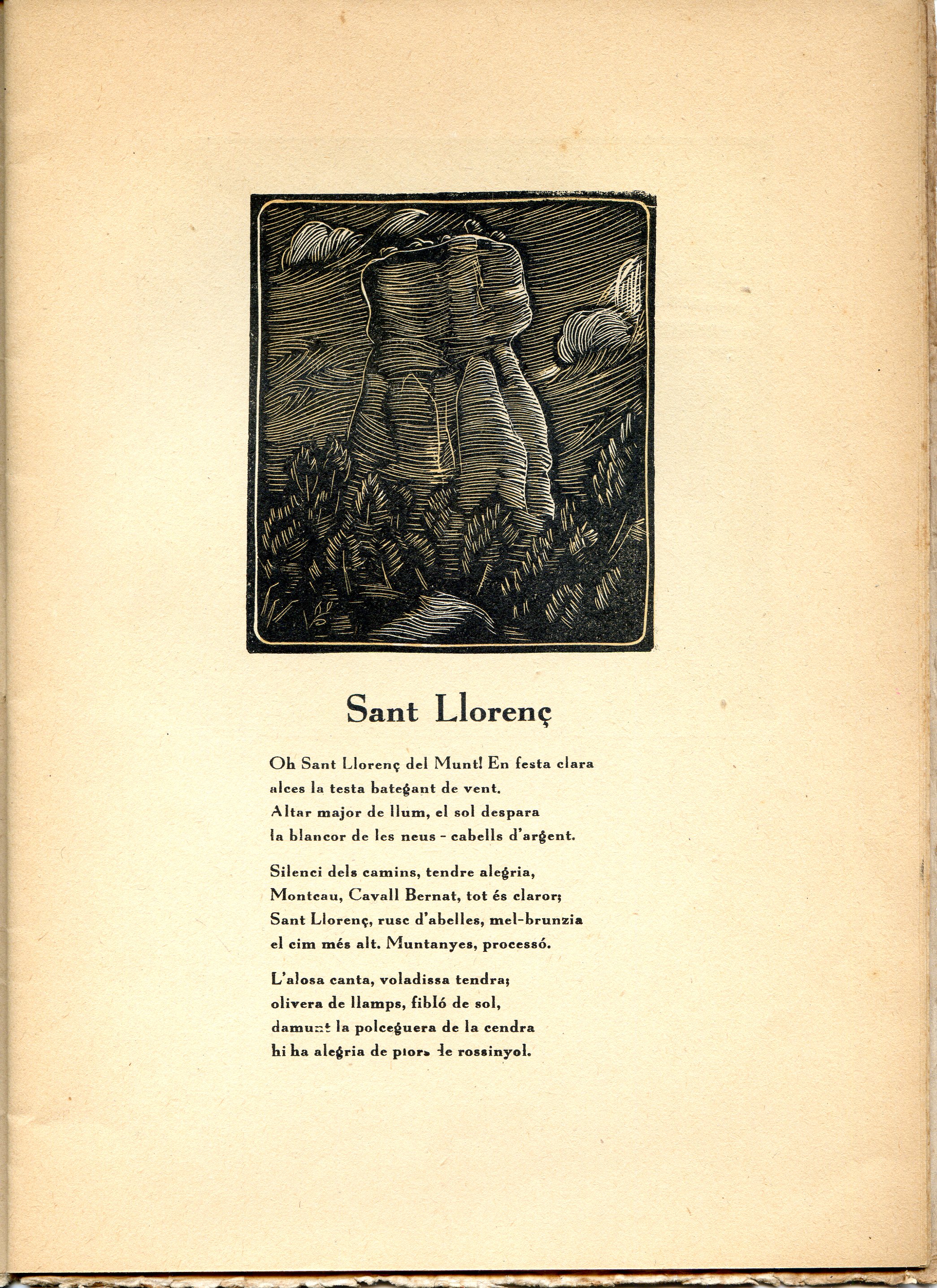 Llegenda del Drac de Sant Llorenç del Munt : Poema de Iu Pons, amb gravats a la mà de Isidre Odena - Miniatura 3