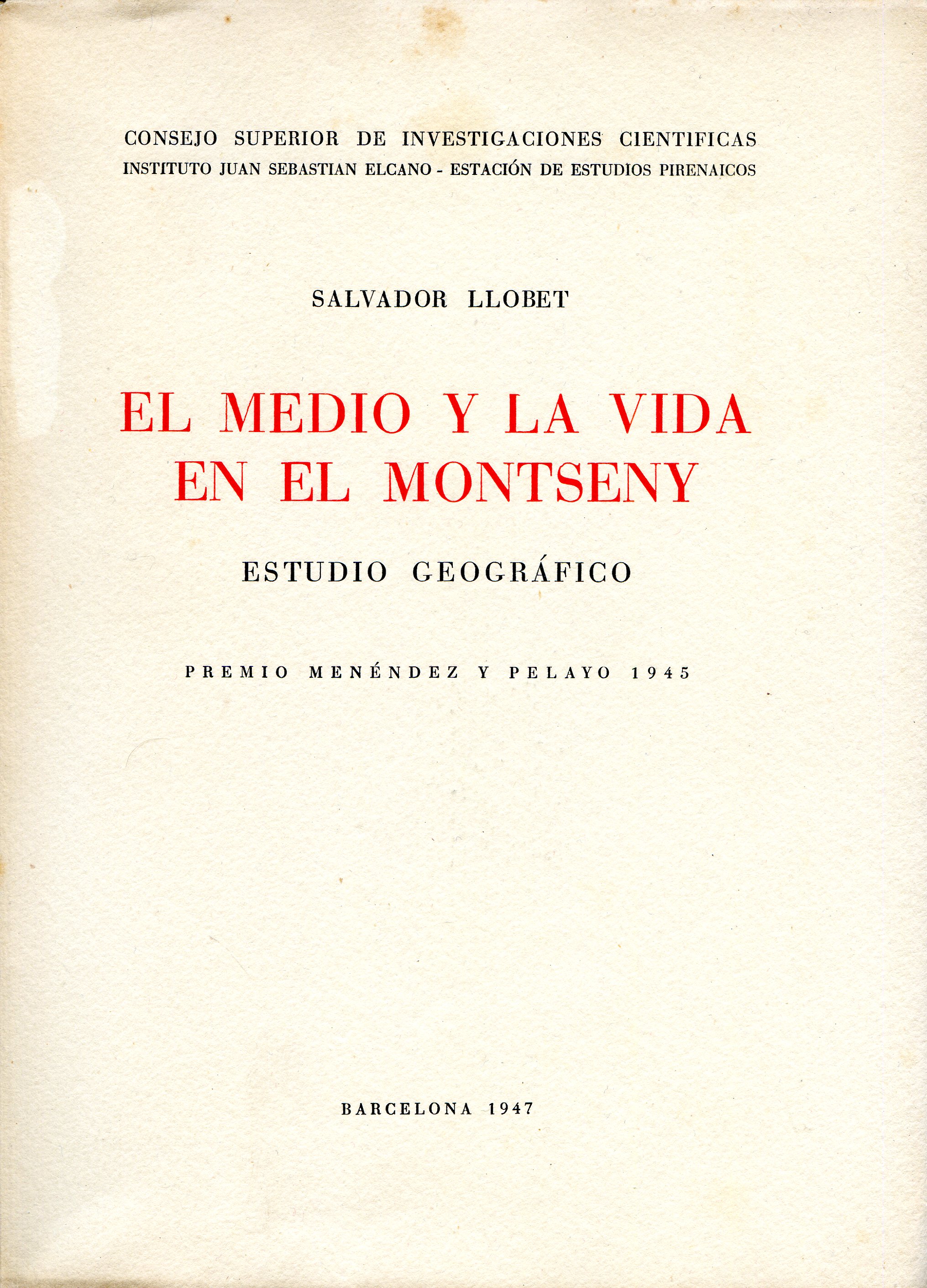 medio y la vida en el Montseny, El - Miniatura 2