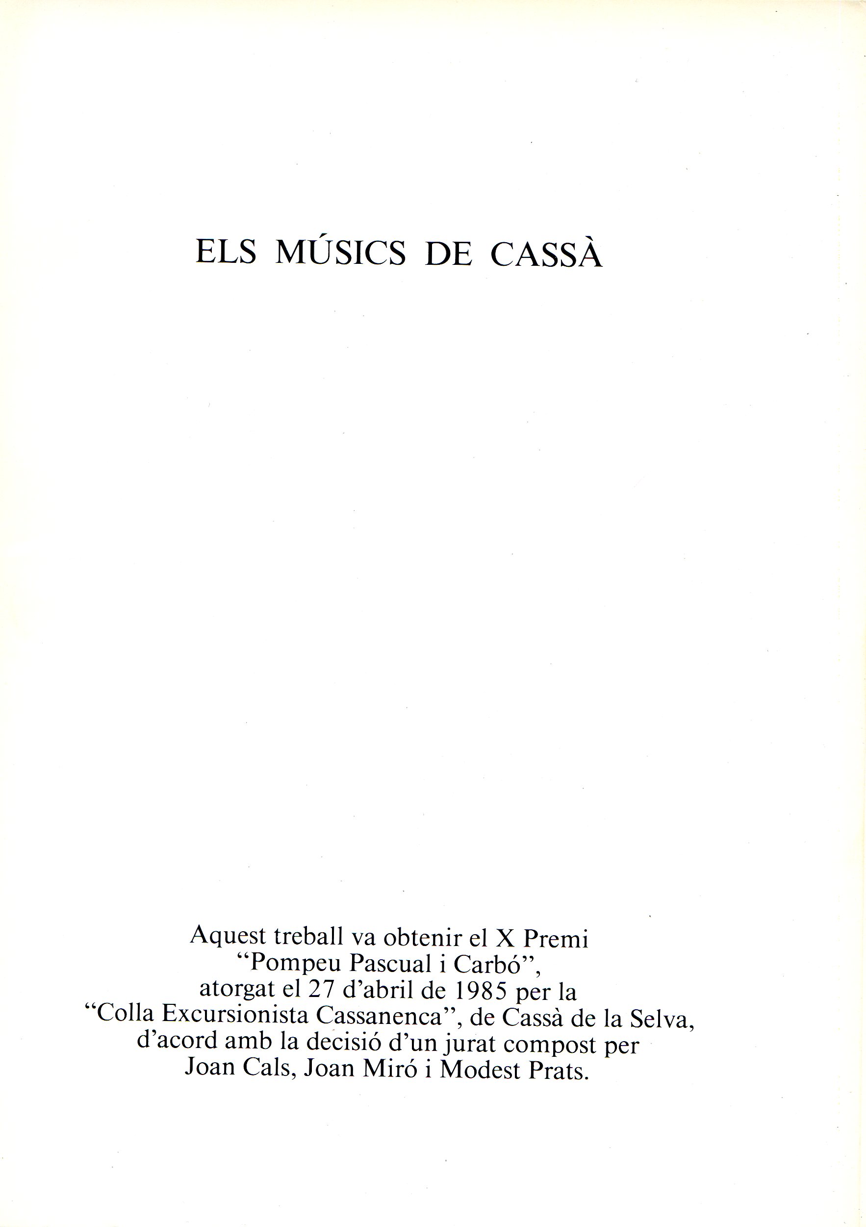 músics de Cassà, Els - Miniatura 2