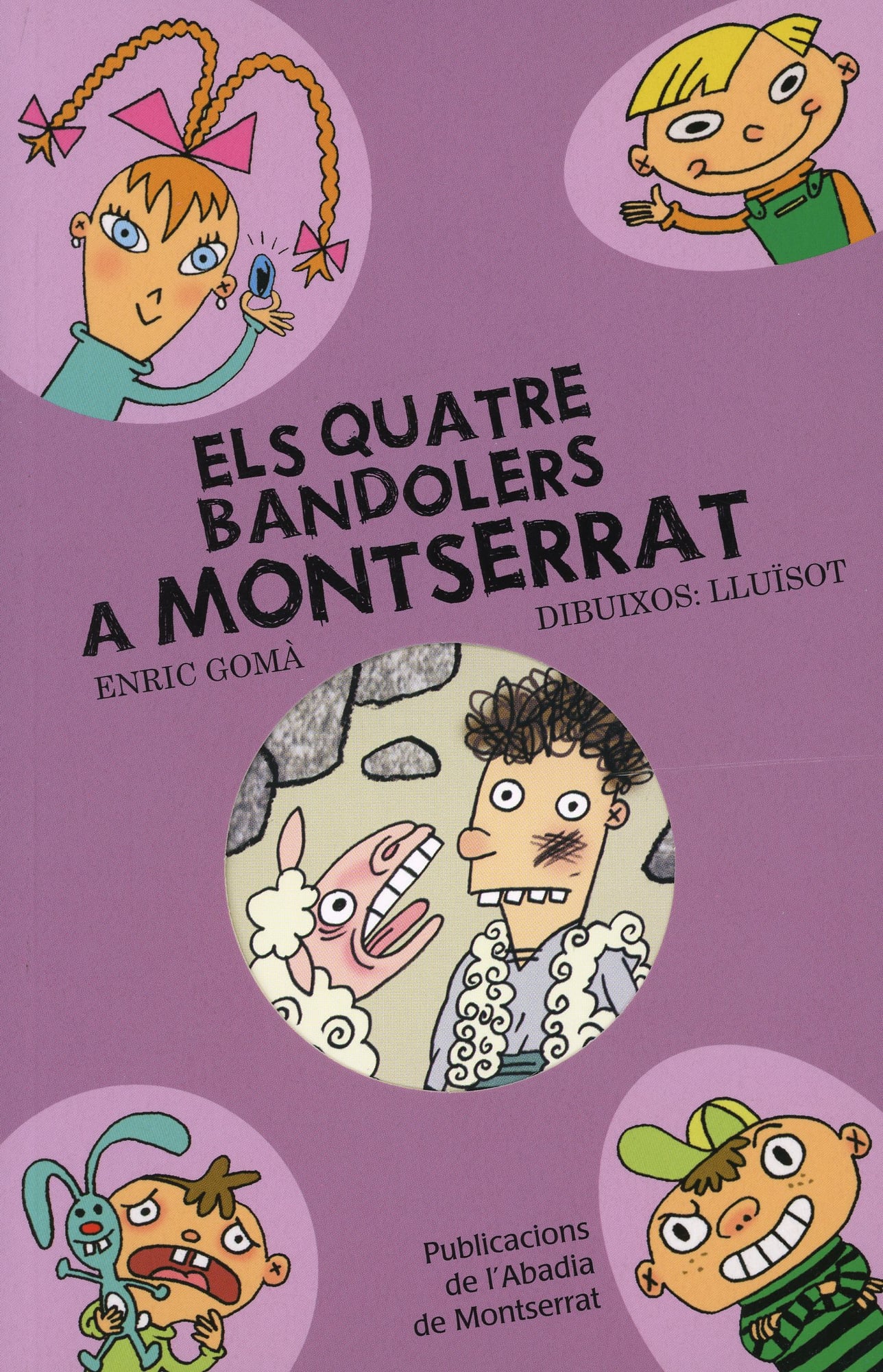 quatre bandolers a Montserrat, Els - Portada