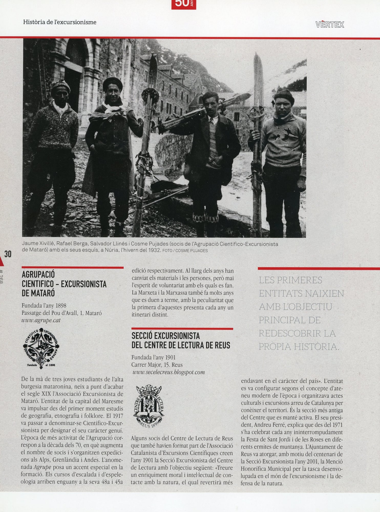 Entitats centenàries : L'excursionisme primigeni - Miniatura 4
