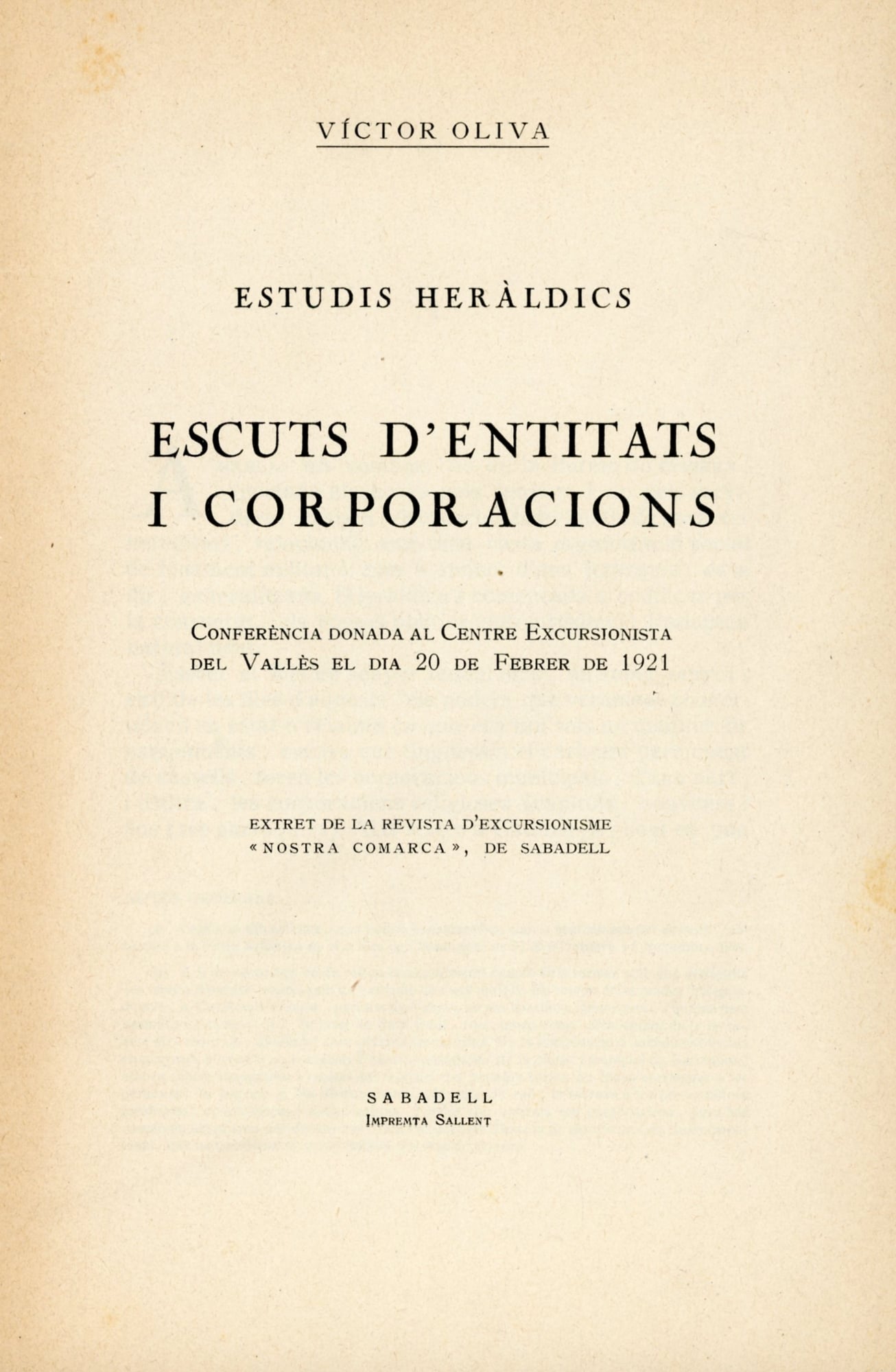 Estudis Heràldics : Escuts d'entitats i corporacions - Miniatura 2