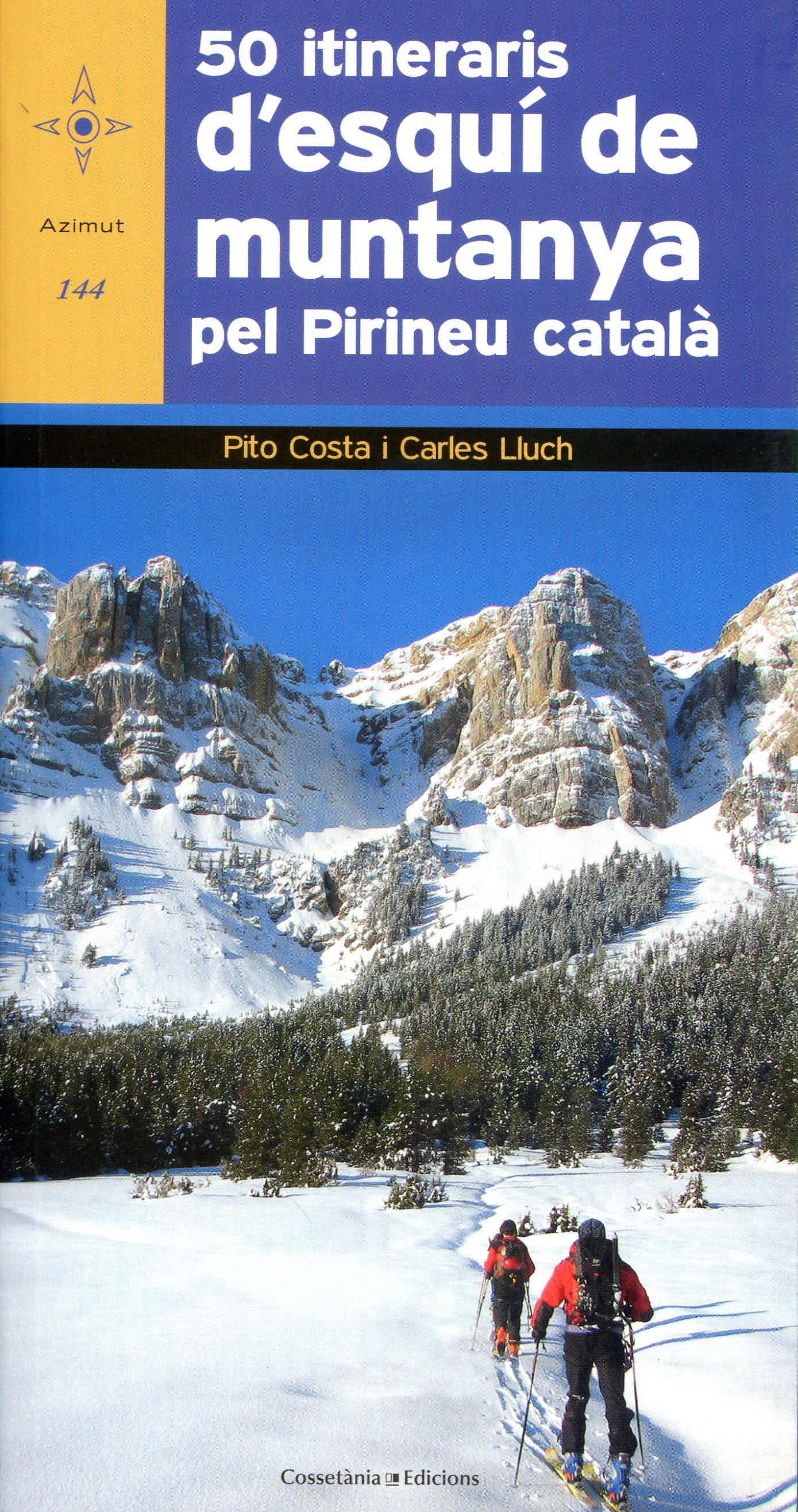 50 itineraris d'esquí de muntanya pel Pirineu català - Portada