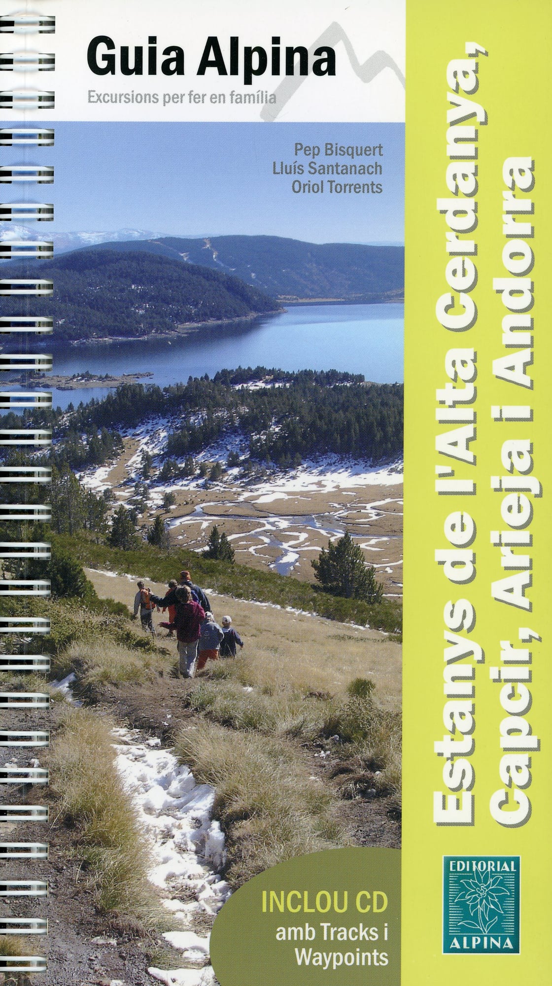 Estanys de l'Alta Cerdanya, Capcir, Arieja i Andorra. Excursions per a fer en família - Portada