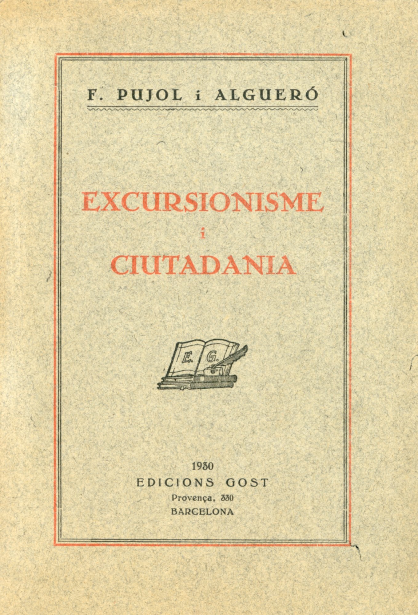 Excursionisme i ciutadania - Portada
