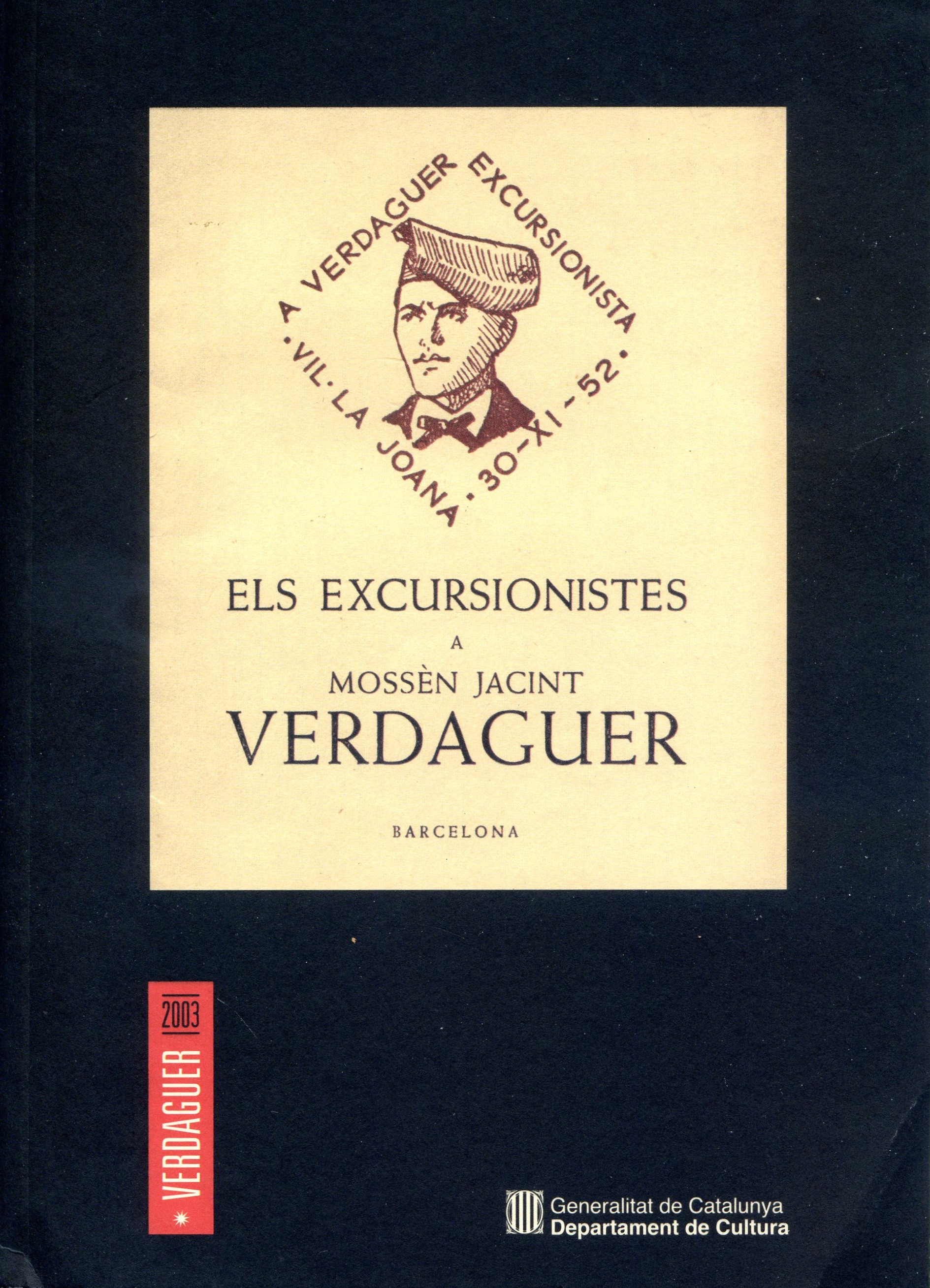 excursionistes a mossèn Jacint Verdaguer, Els - Portada