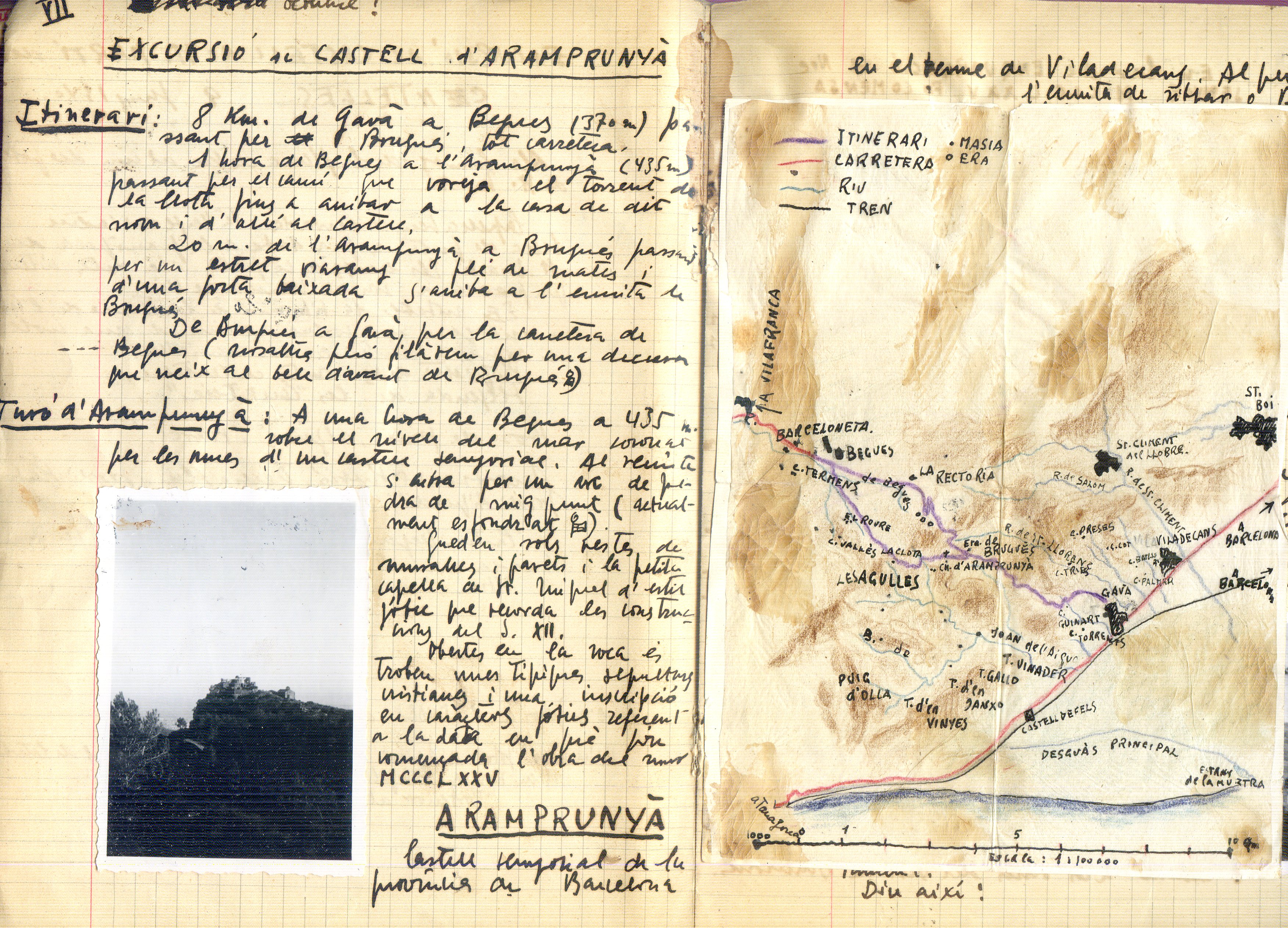 Excursions : Abril 1949 Agost 1952 : Febrer 1944 Agost 1946 - Miniatura 3