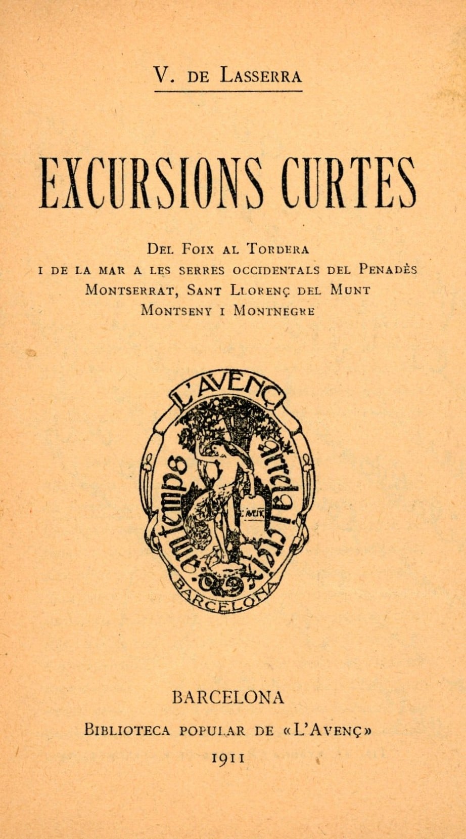 Excursions curtes - Portada
