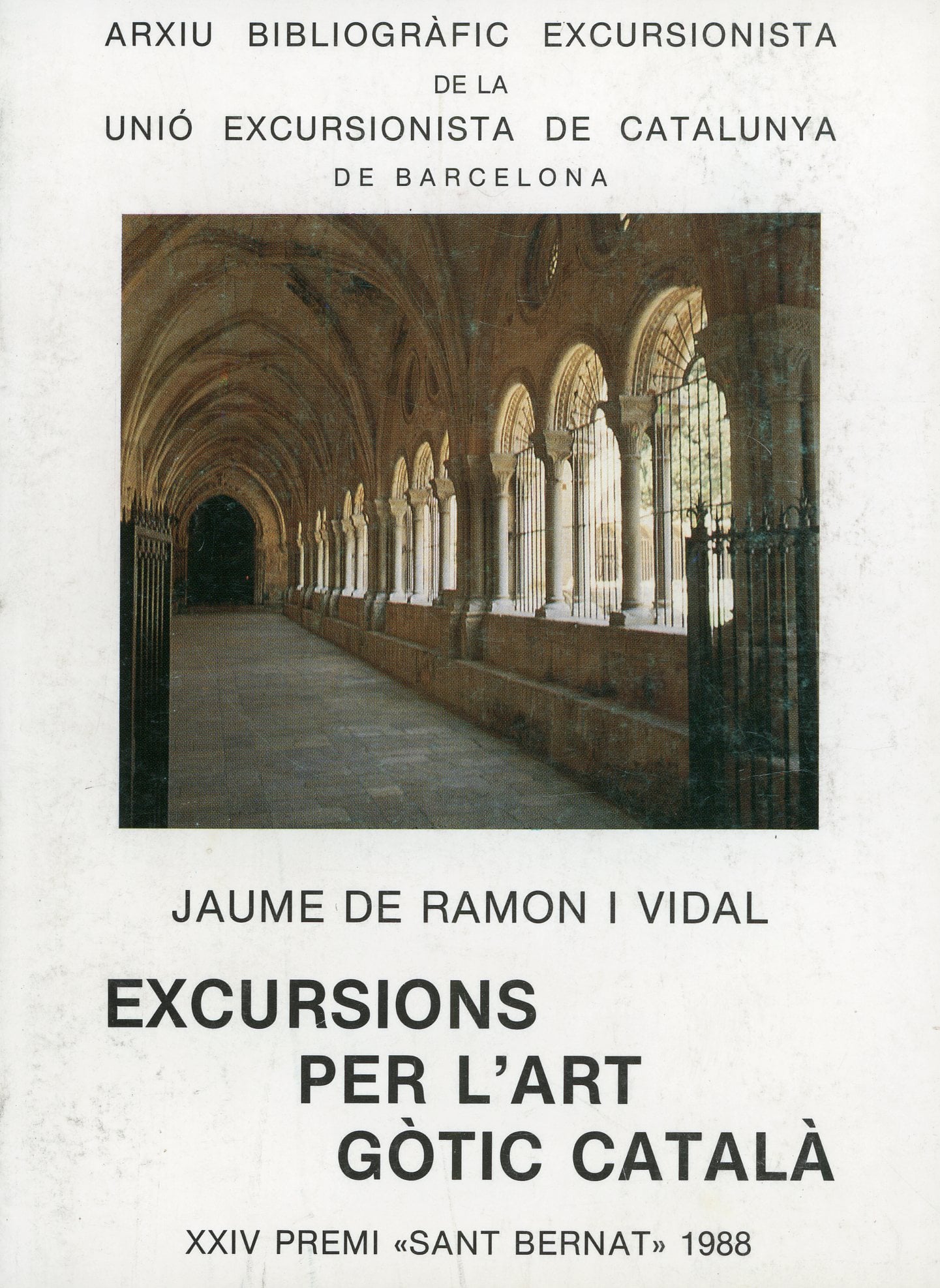 Excursions per l'art gòtic català - Portada