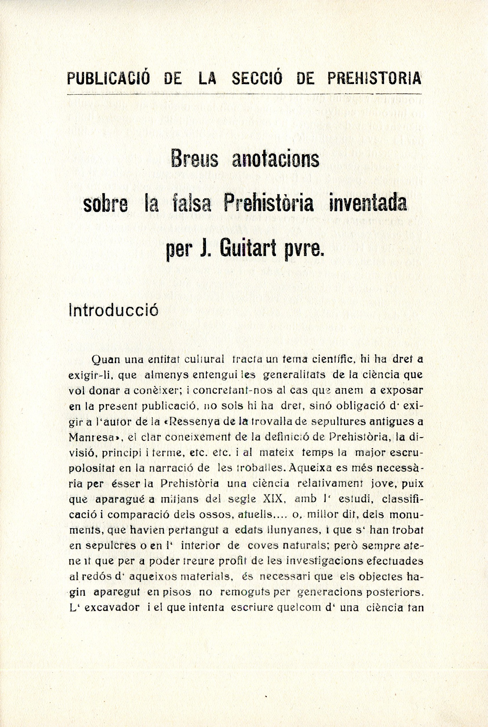 Breus anotacions sobre la falsa prehistòria inventada - Miniatura 2
