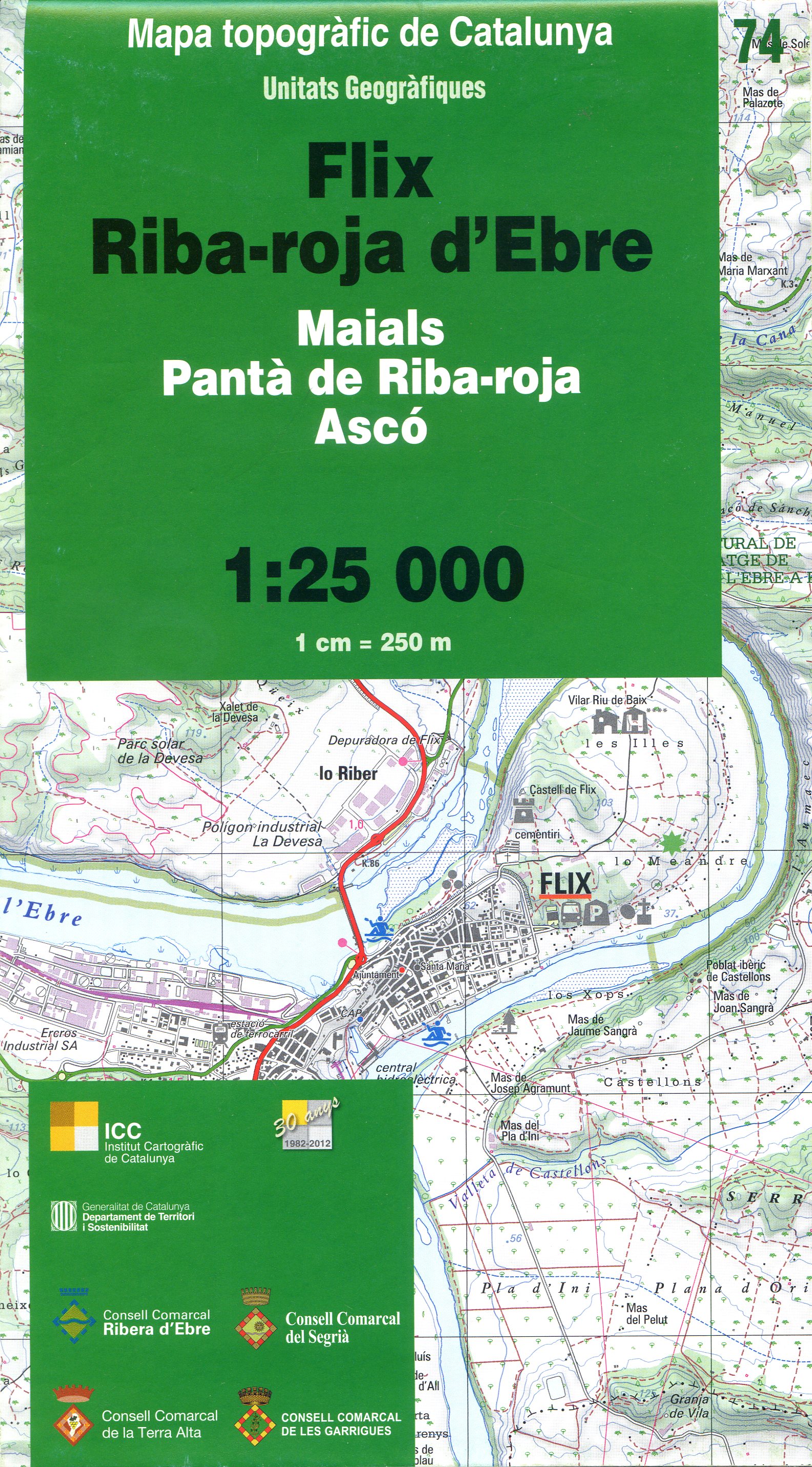 Flix Riba-roja d'Ebre : Maials : Pantà de Riba-roja : Ascó - Portada