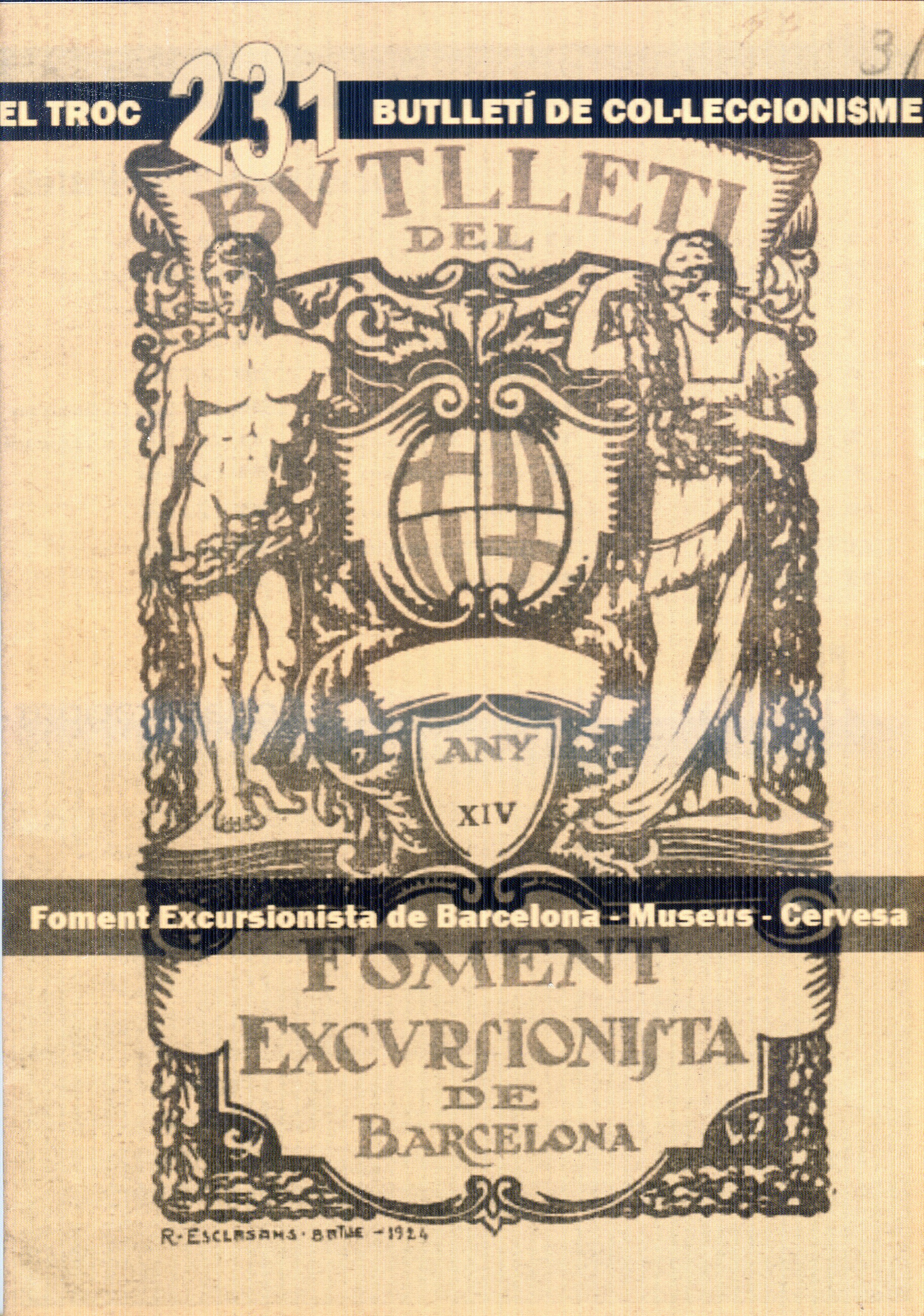 Foment Excursionista de Barcelona - Portada