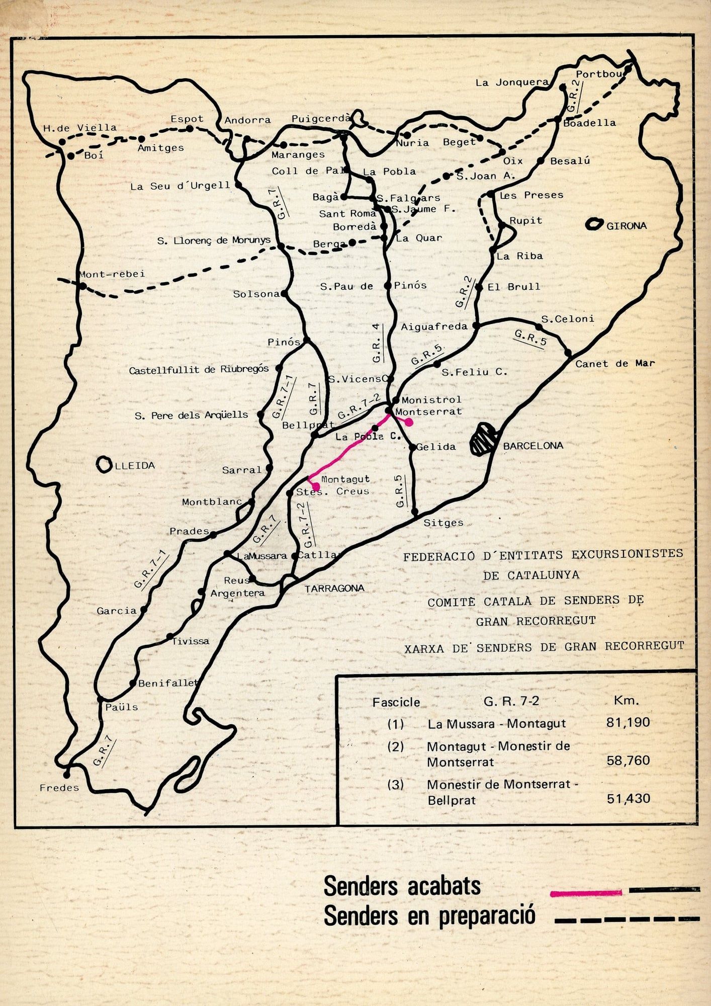 G.R. 7-2 : La Mussara - Montagut : Montagut - La Mussara - Miniatura 2