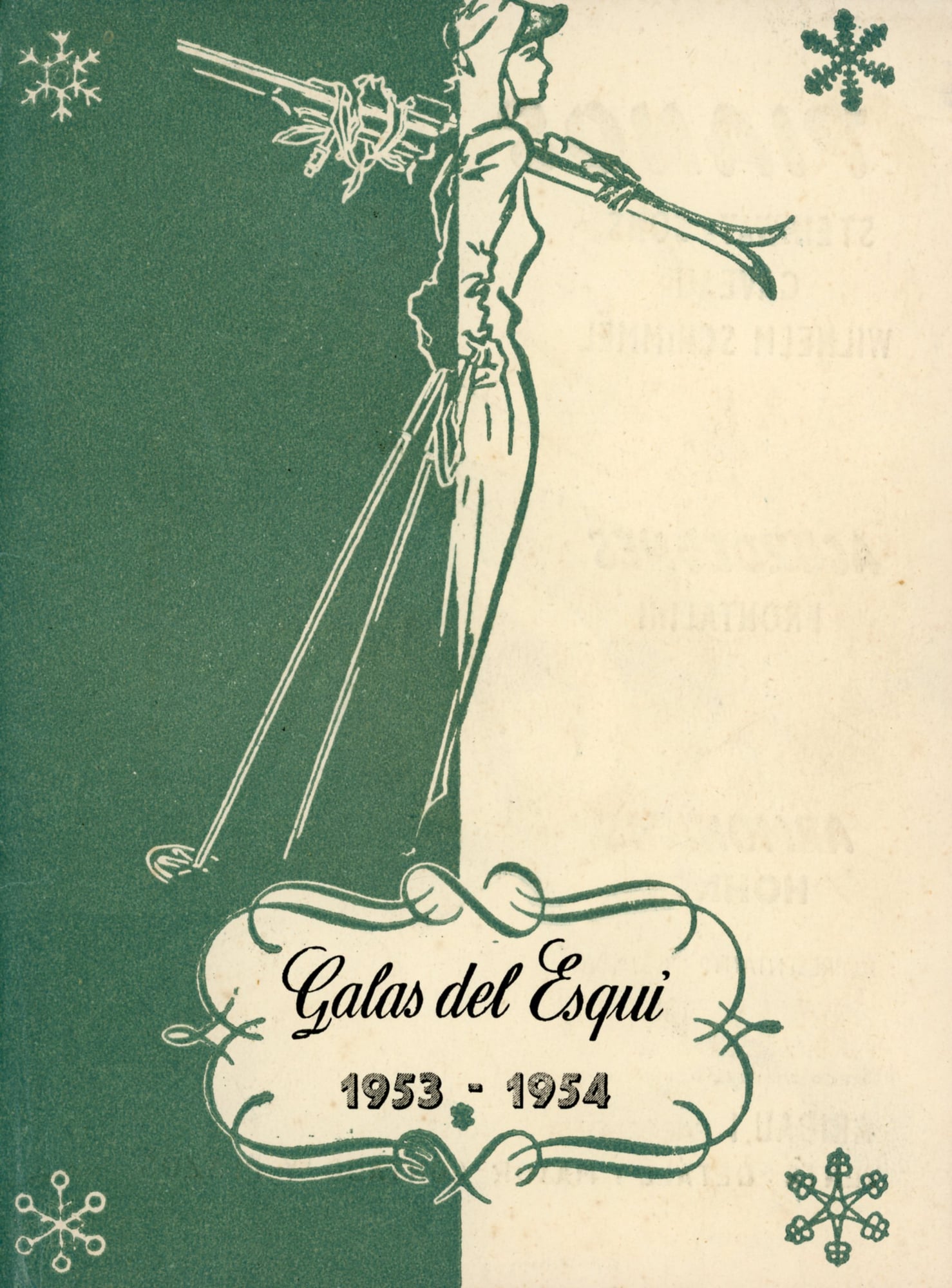 Galas del Esquí 1953 - 1954 - Portada