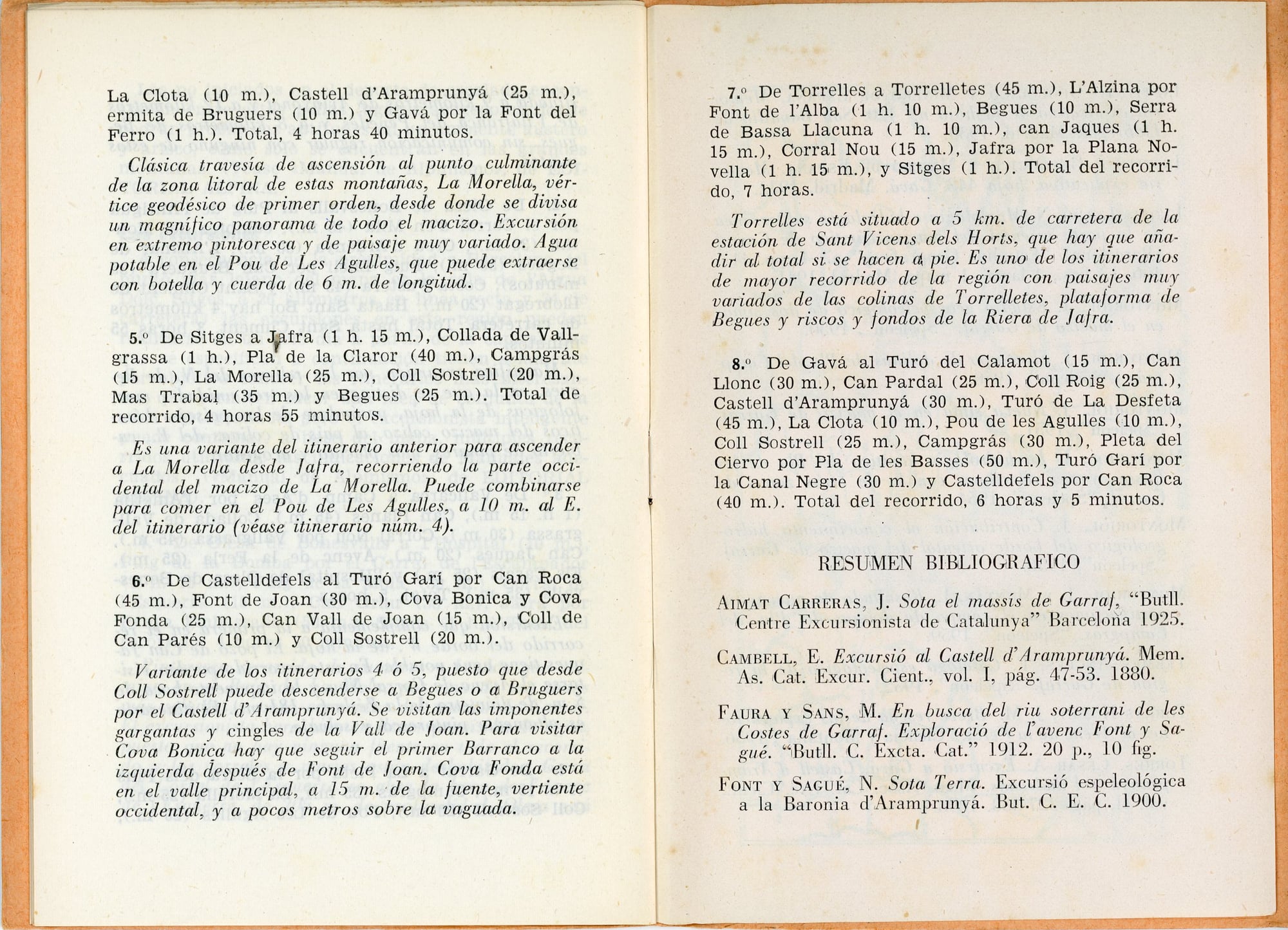 Garraf : La Morella - Montau - Vallbona - Les Agulles - Jafra - Aramprunya - Sant Ramon - Miniatura 3