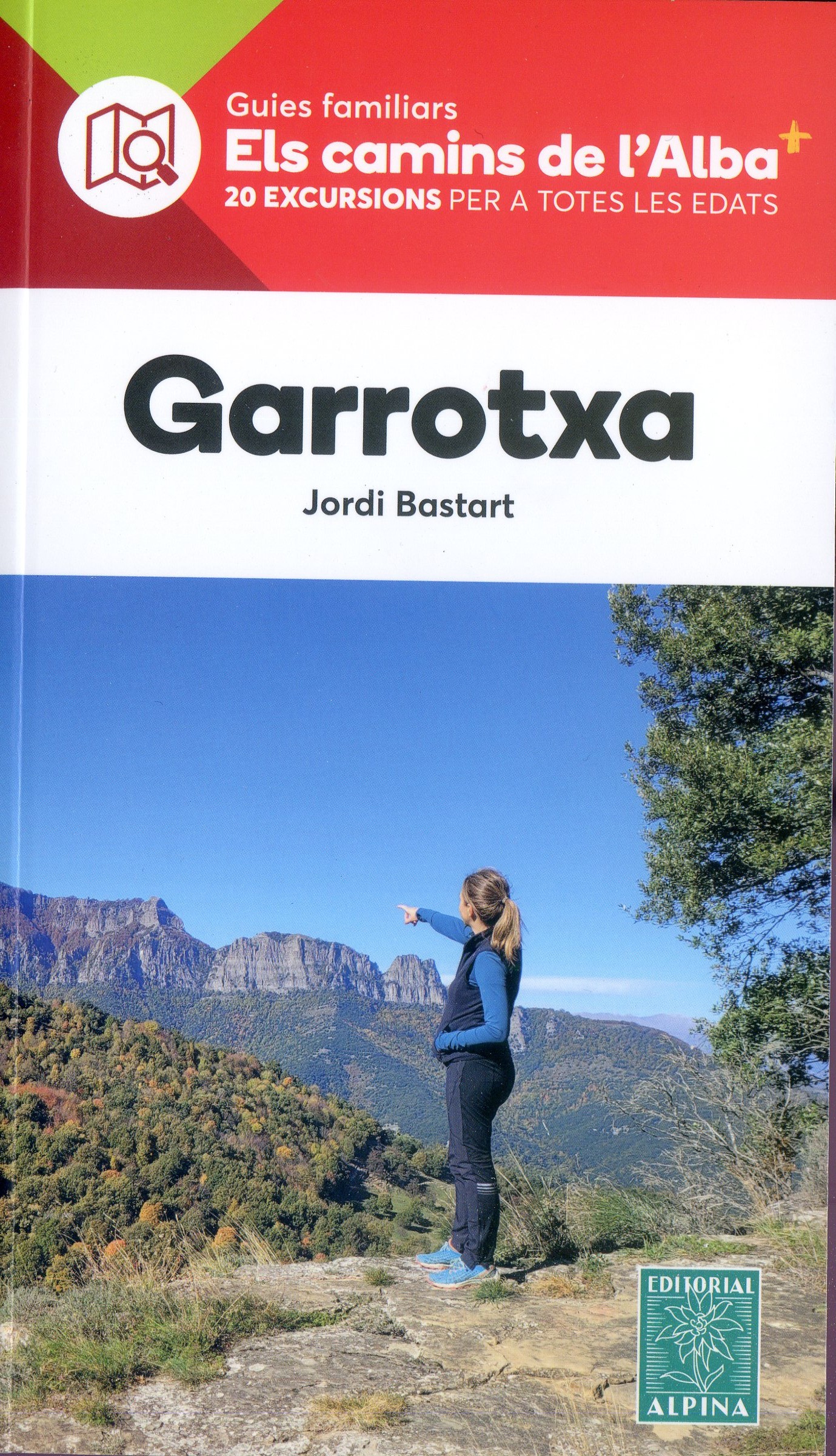 Garrotxa : Guies familiars : Els camins de l'Alba : 20 excursions per a totes edats - Portada