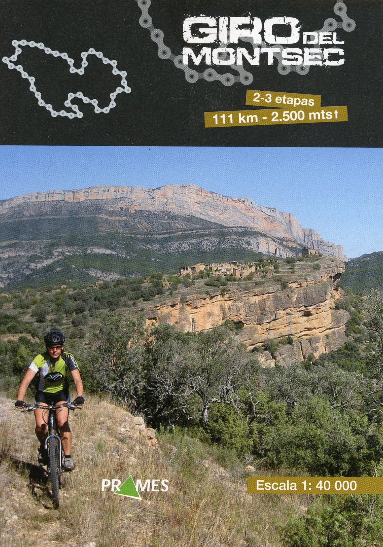 Giro del Montsec : 2-3 etapas : 111km - 2500 mts : Escala 1:40.000 - Portada