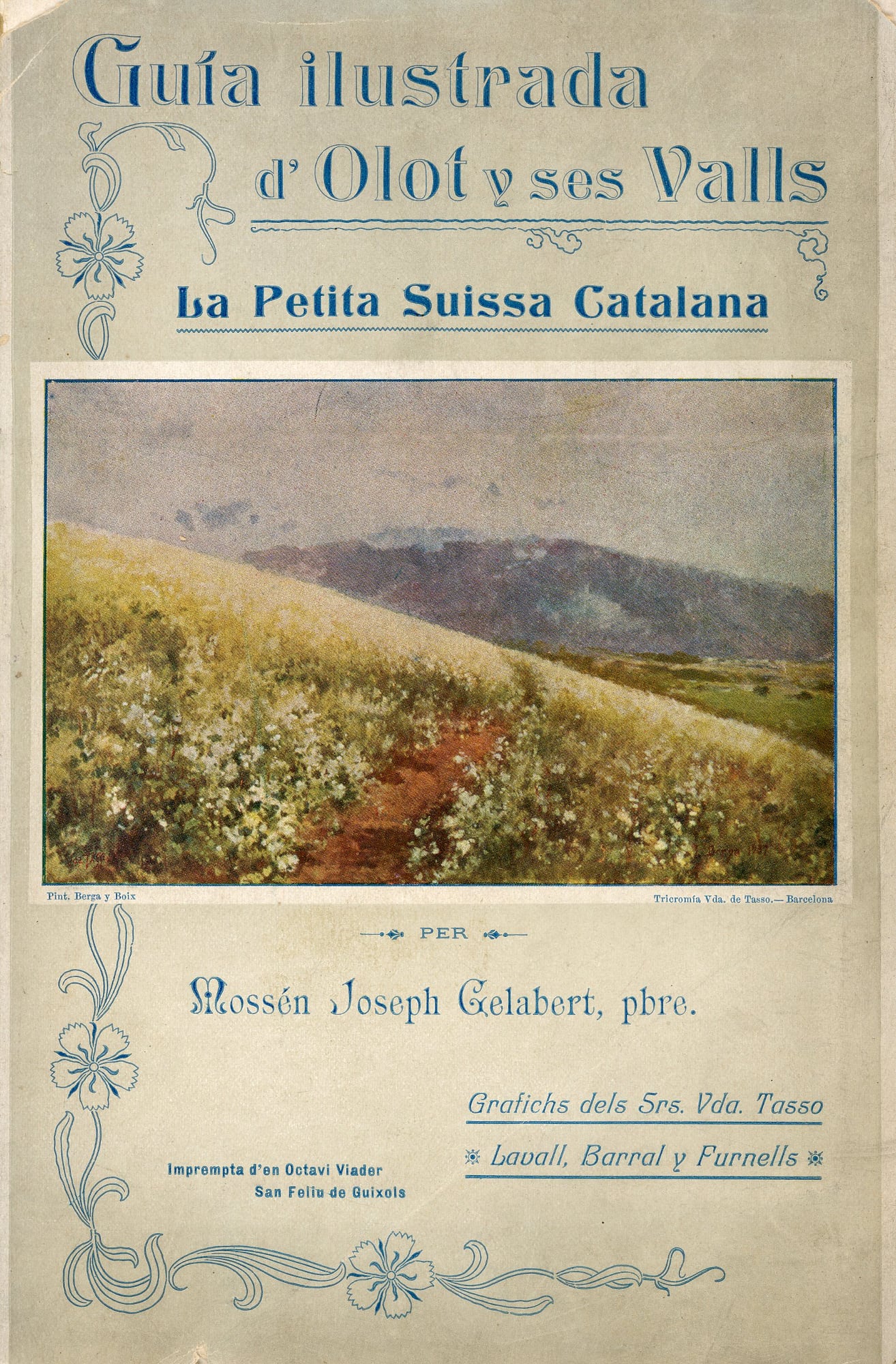 Guía ilustrada d'Olot y ses valls : La petita Suissa catalana - Portada
