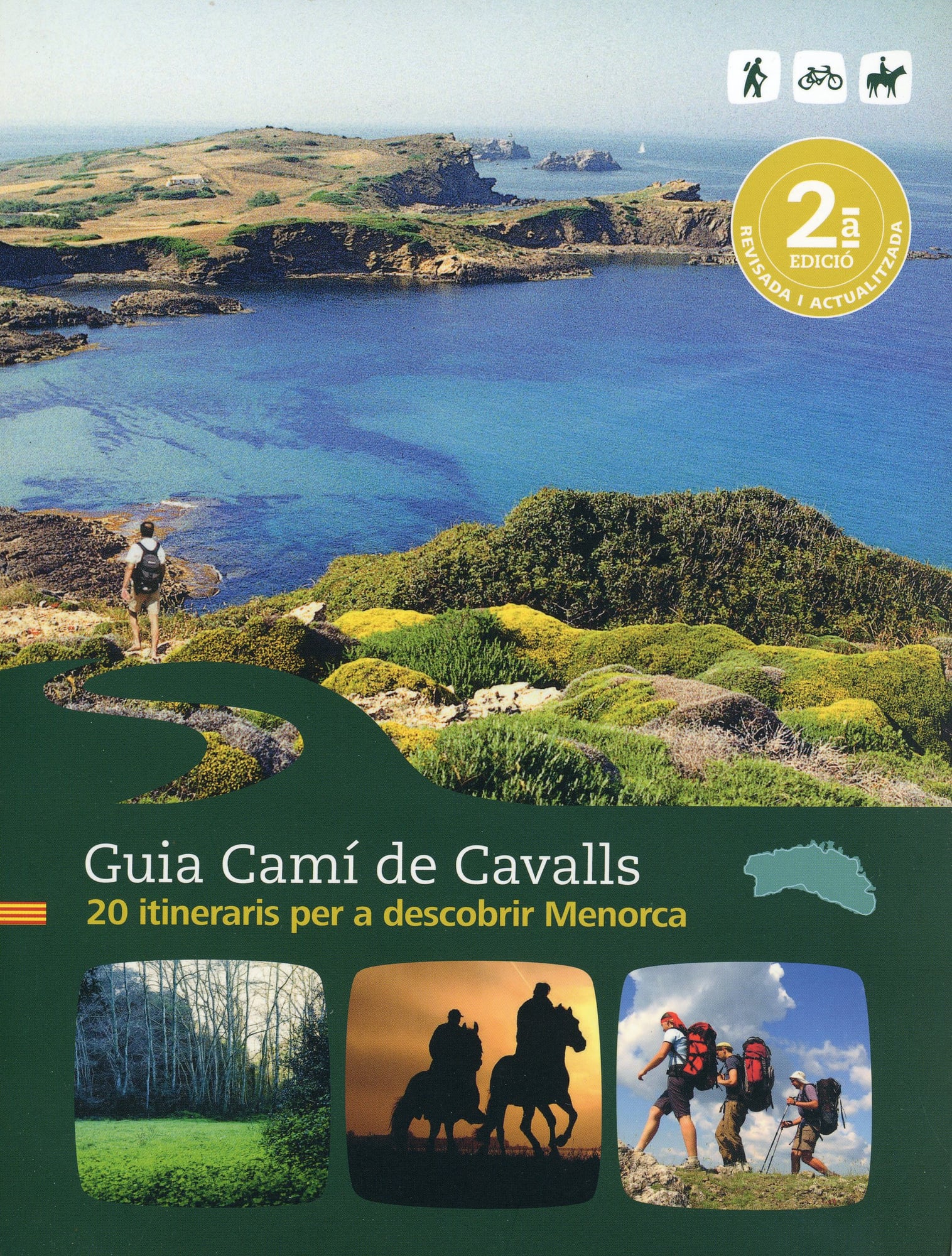 Guia Camí de Cavalls : 20 itineraris per a descobrir Menorca - Portada
