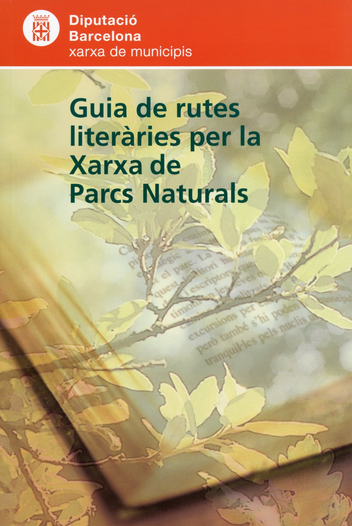 Guia de rutes literàries per la Xarxa de Parcs Naturals - Portada
