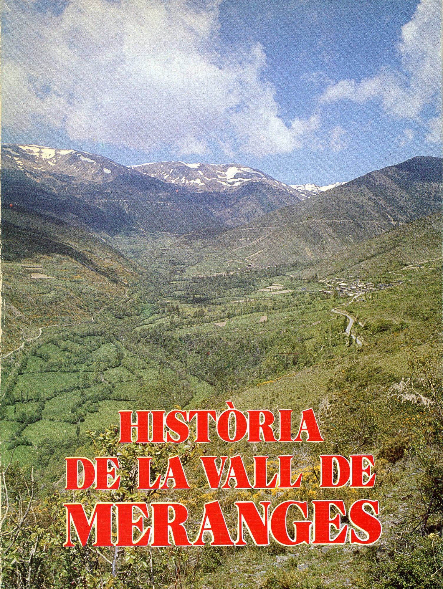 Història de la vall de Meranges - Portada