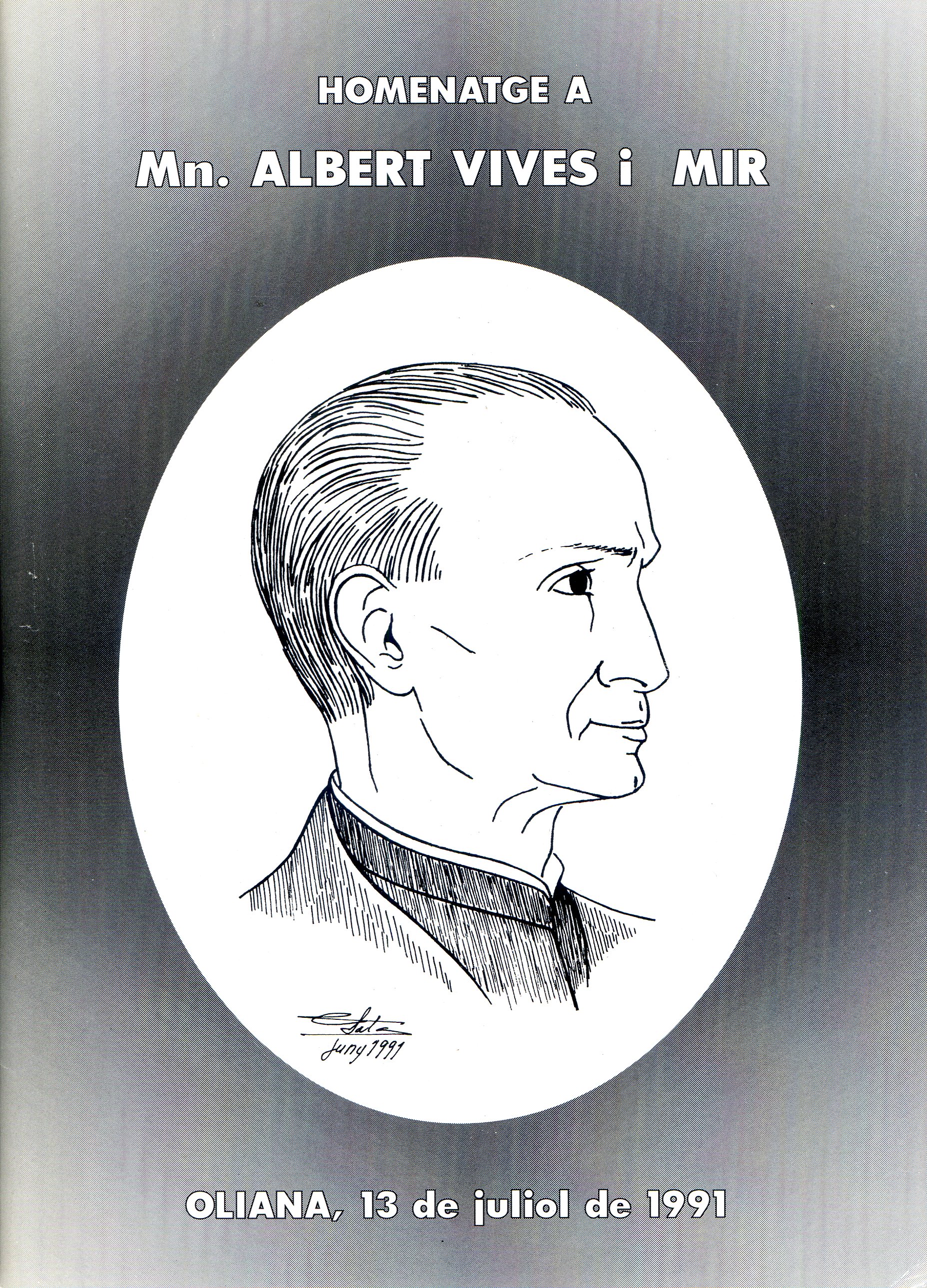 Homenatge a Mn. Albert Vives i Mir - Portada