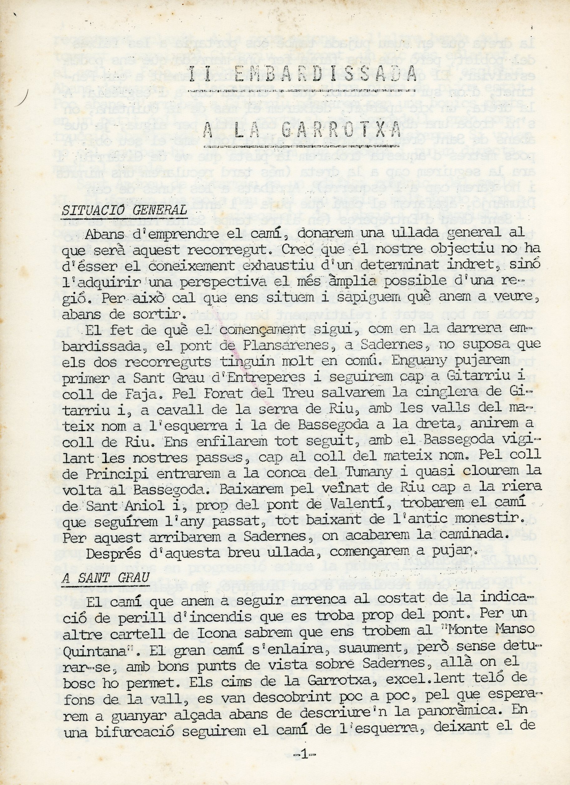 II Embardissada a la Garrotxa - Portada
