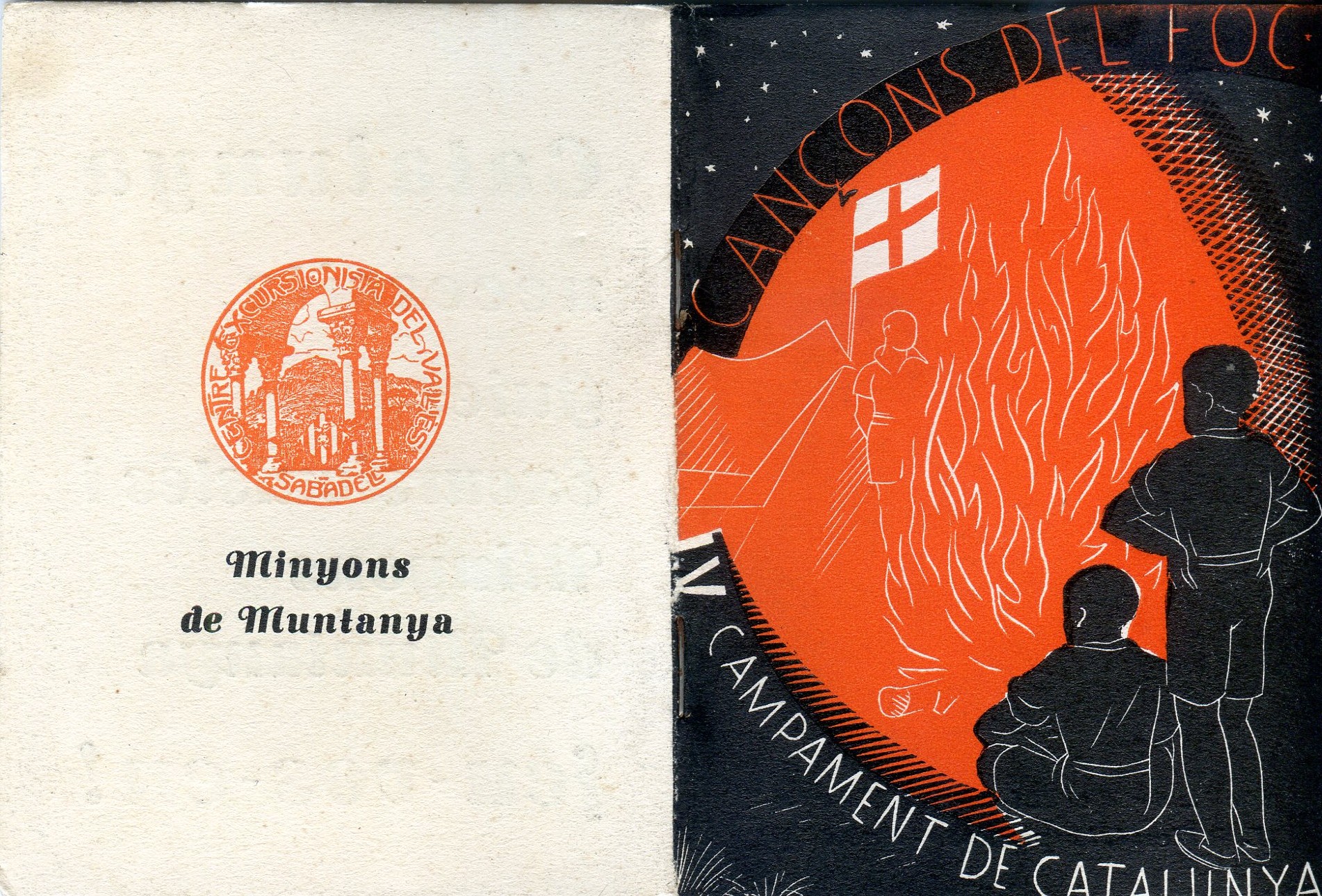 Cançons del foc : IV Campament de Catalunya - Portada