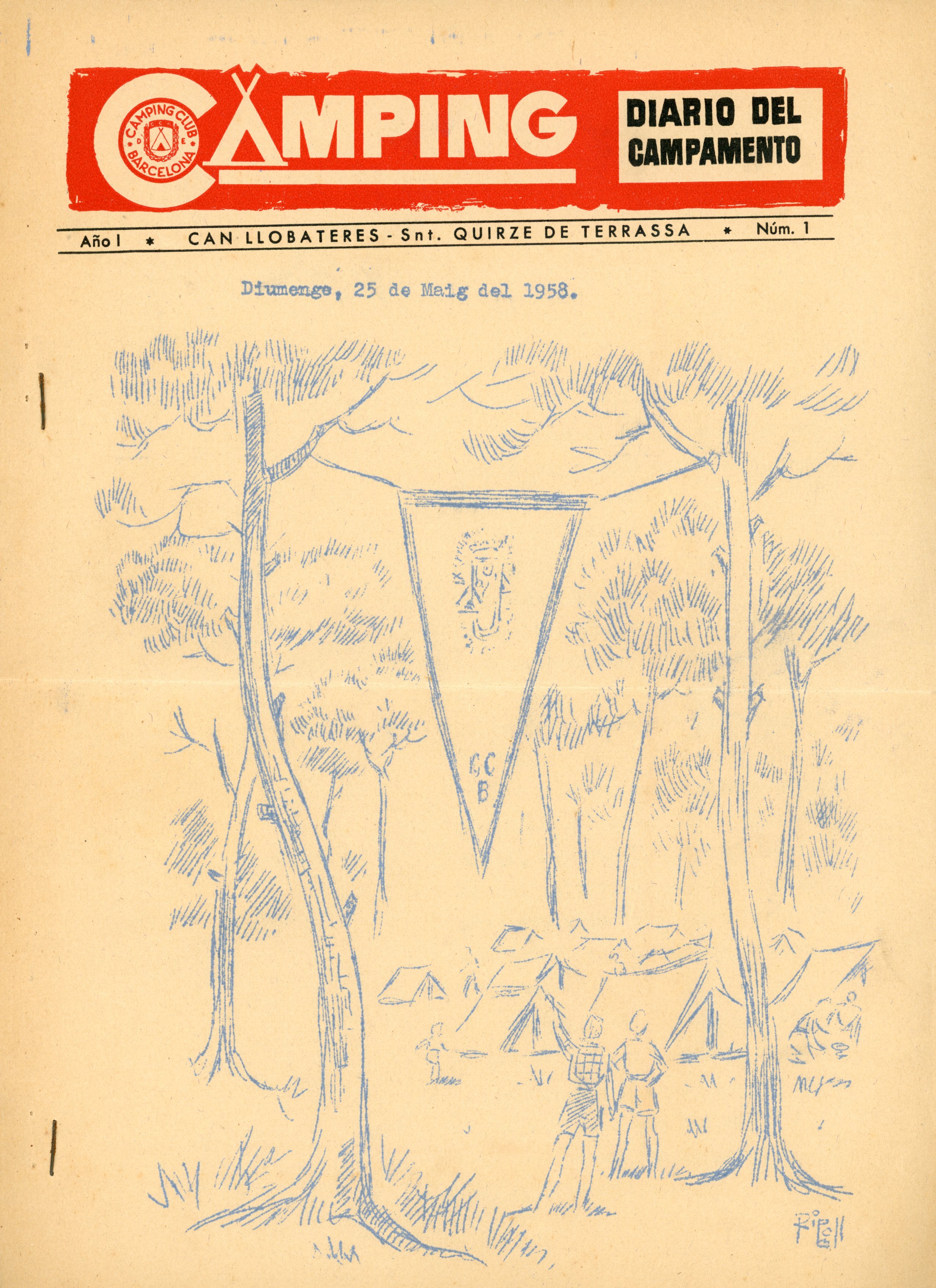 Camping : Diario del Campamento - Portada