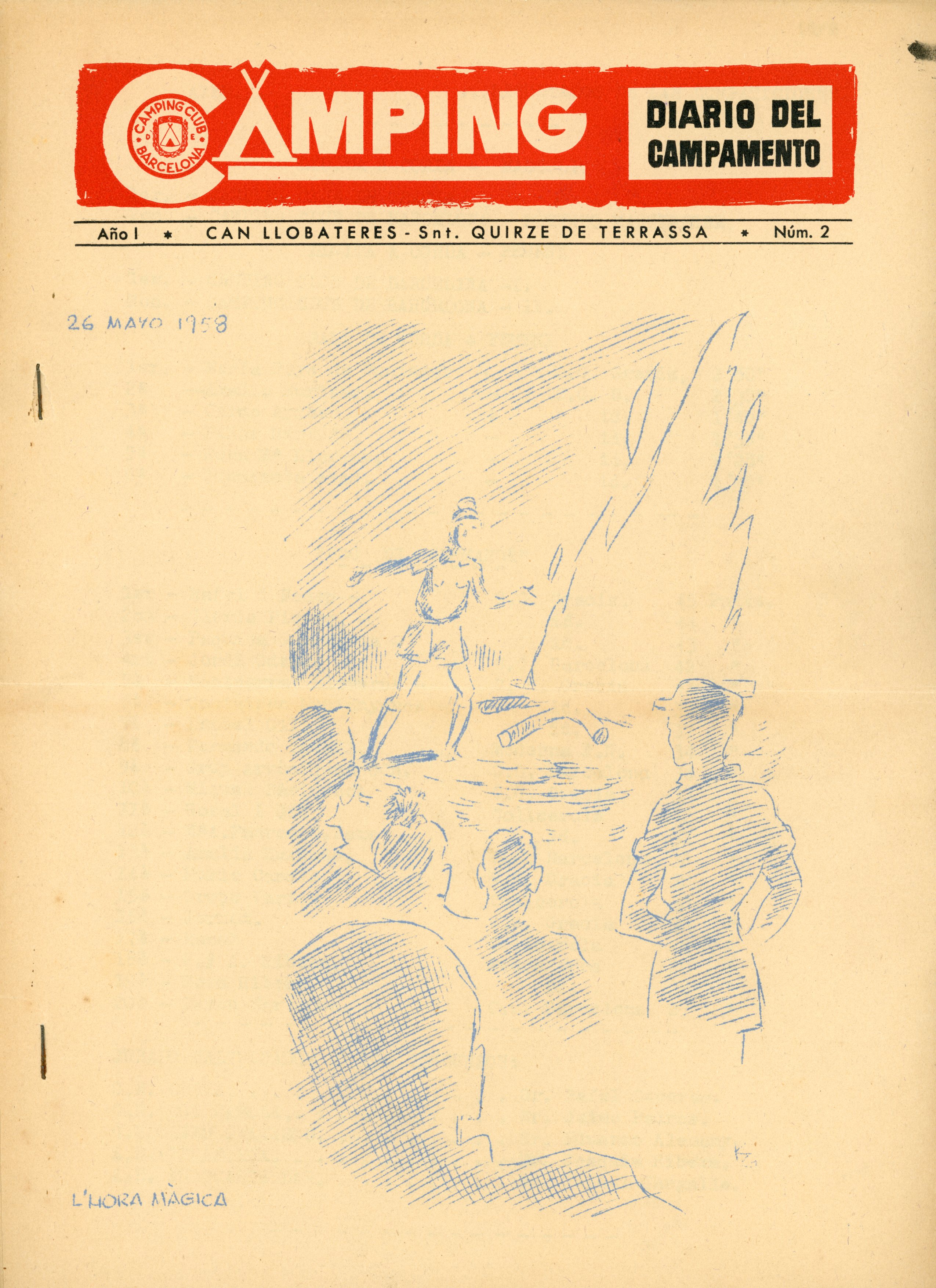 Camping : Diario del Campamento - Portada