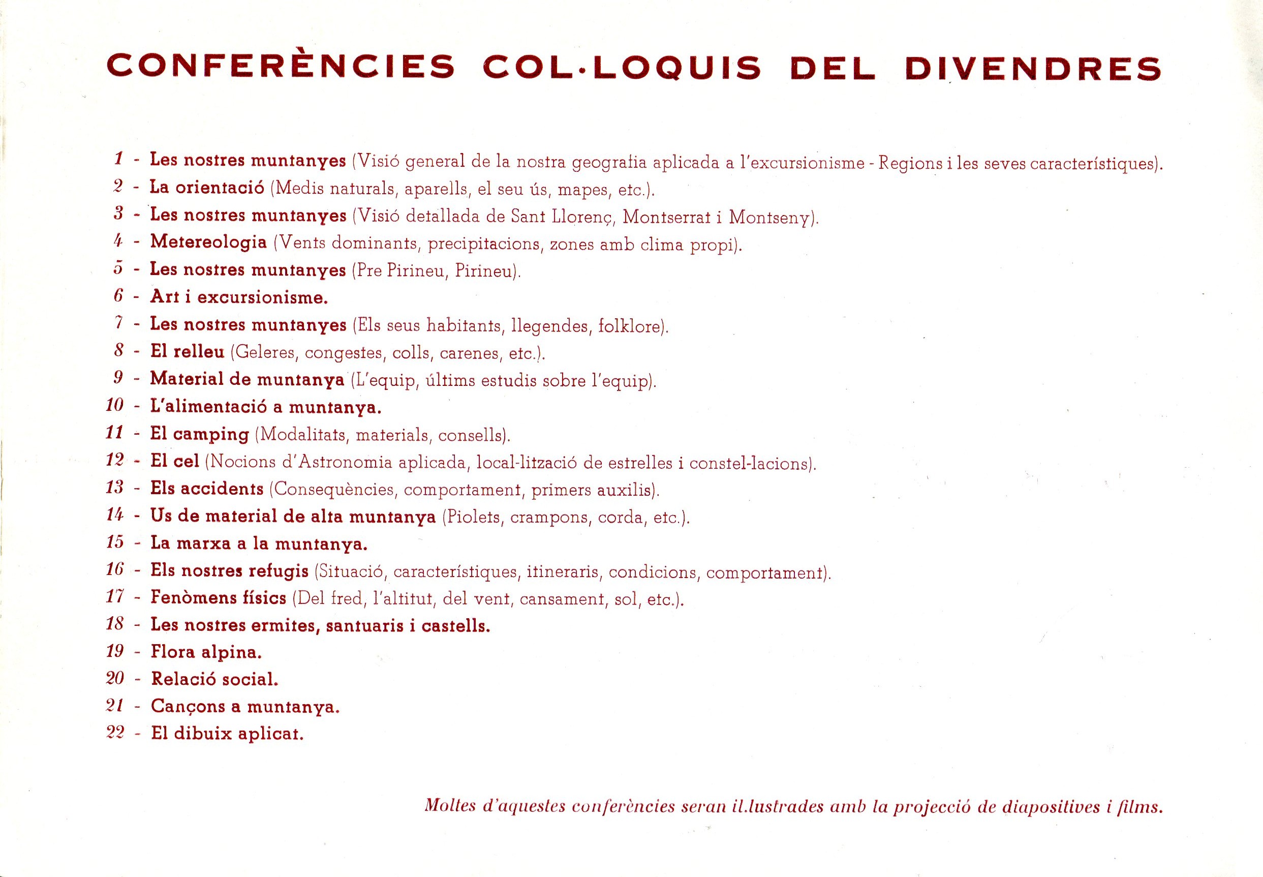 Curs pràctic d'iniciació a muntanya per a nois i noies 1961 - 1962 - Miniatura 6