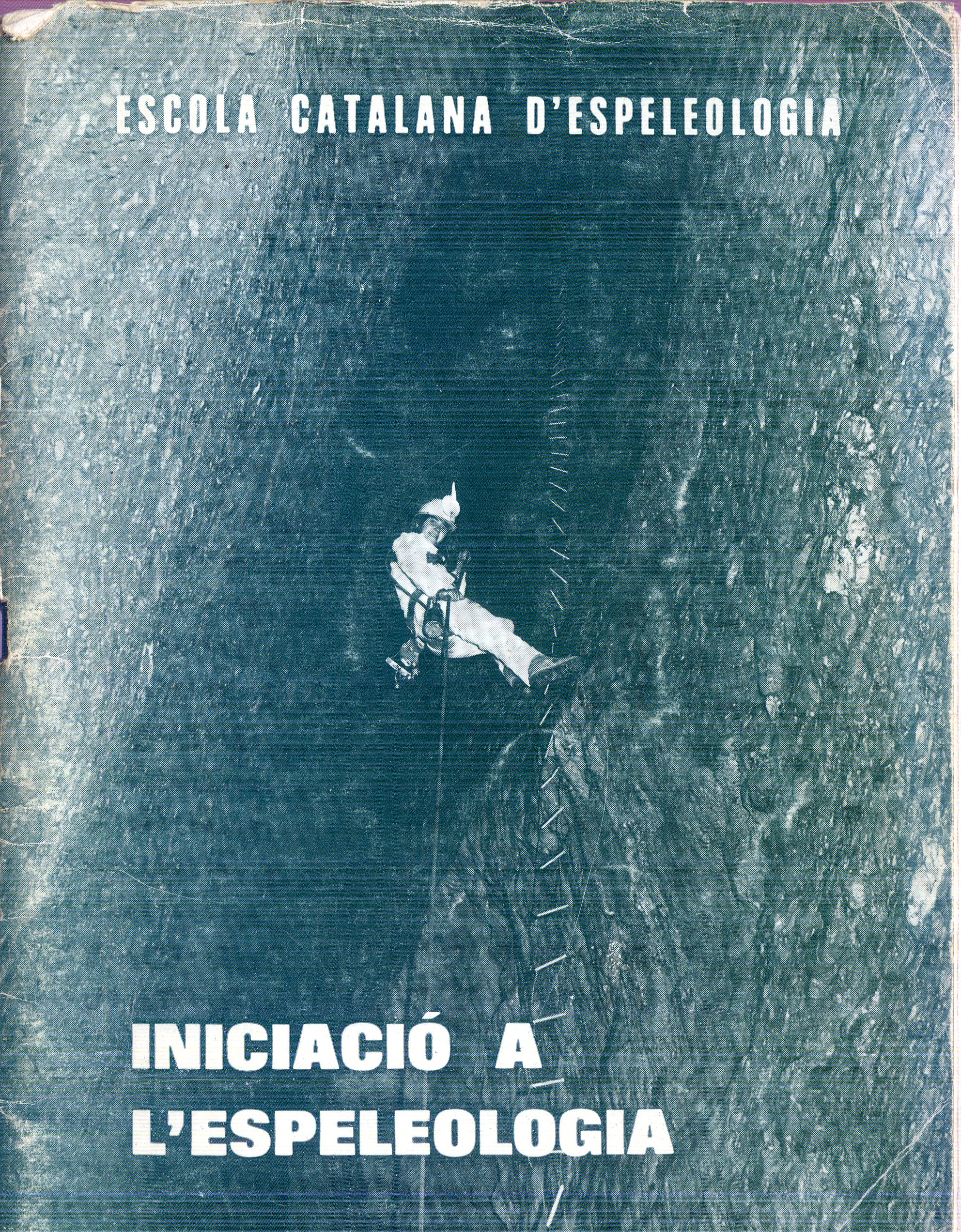 Iniciació a l'Espeologia - Portada