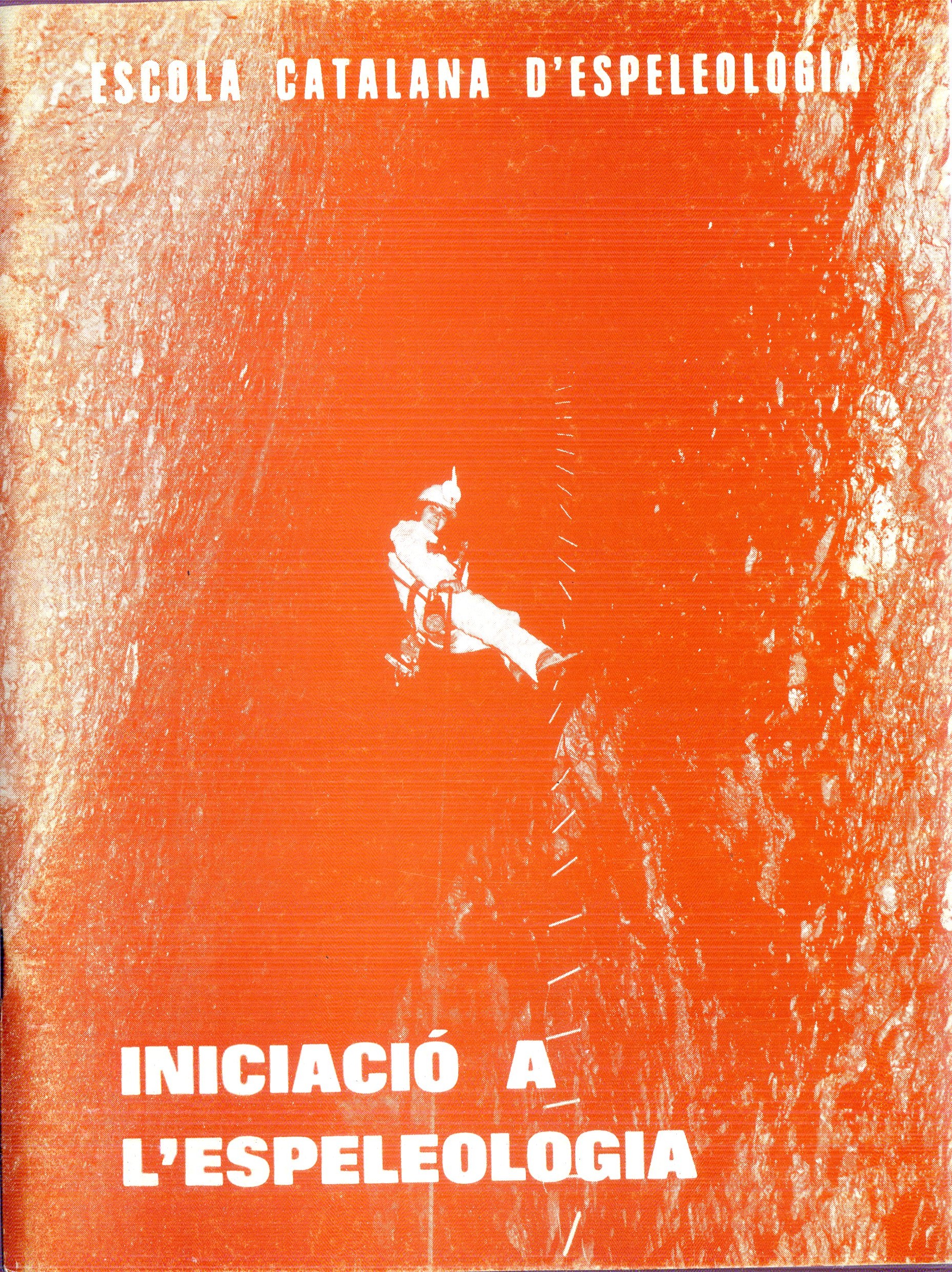 Iniciació a l'Espeologia - Portada