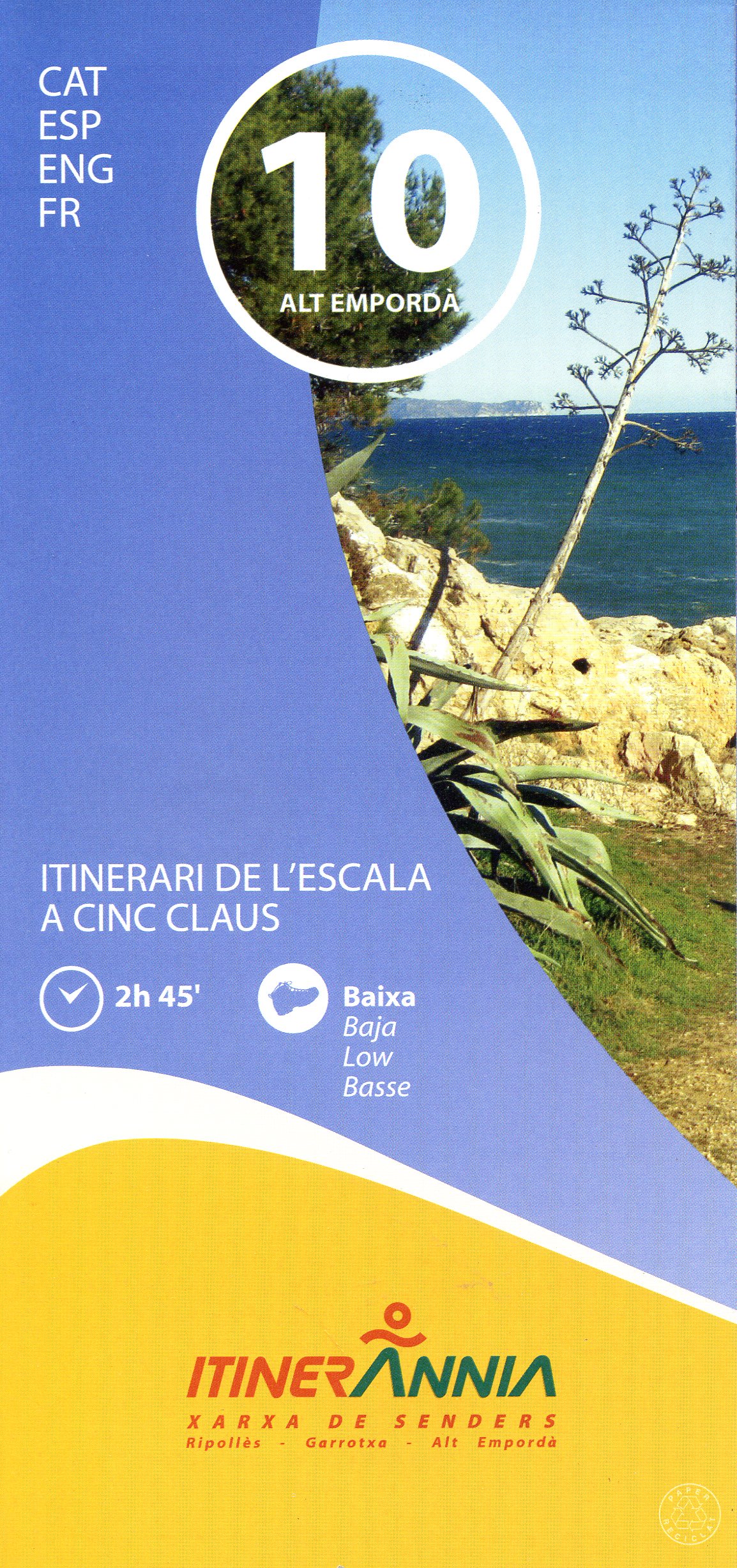 Itinerari de l'Escala a Cinc Claus - Portada