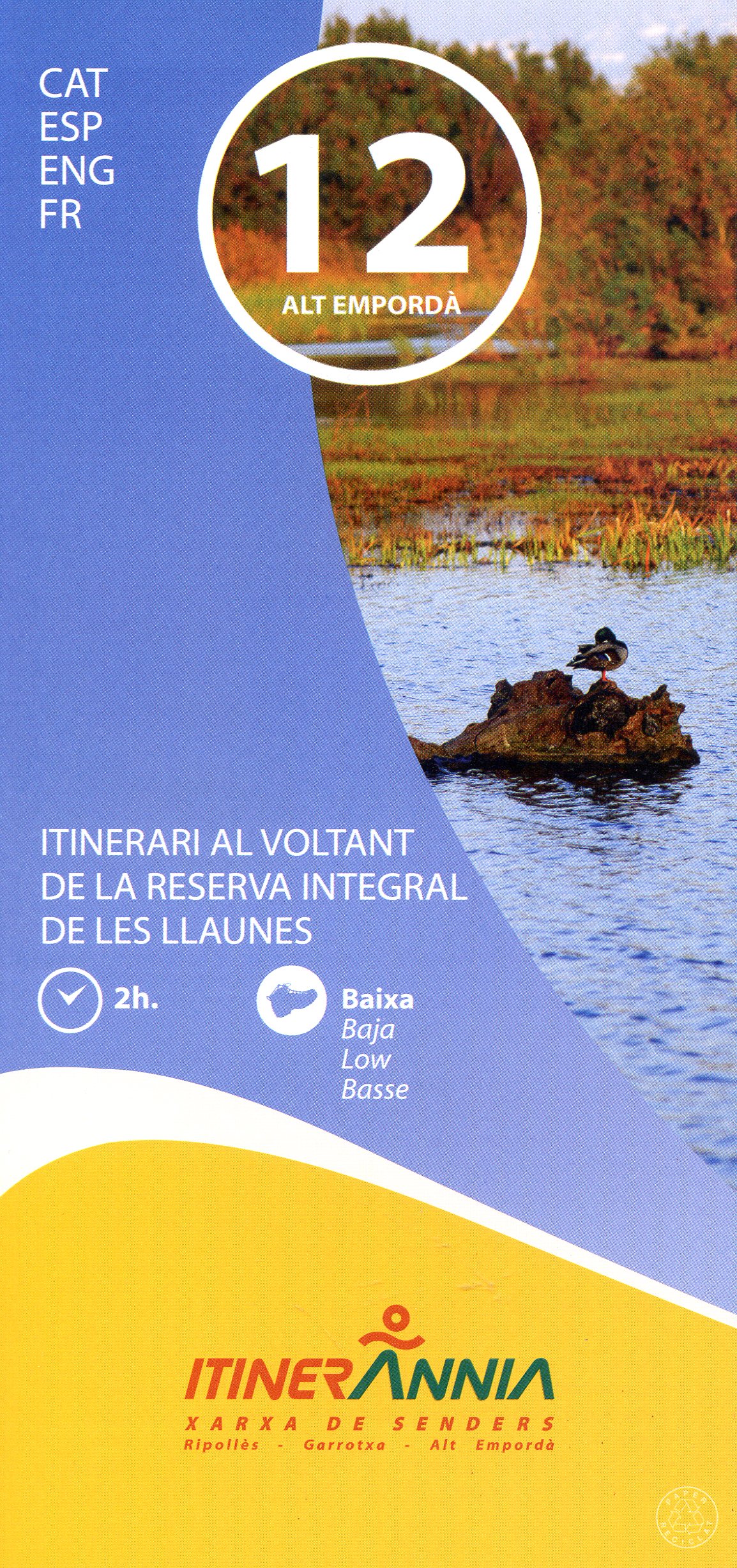 Itinerari al voltant de la Reserva Integral de les Llaunes - Portada