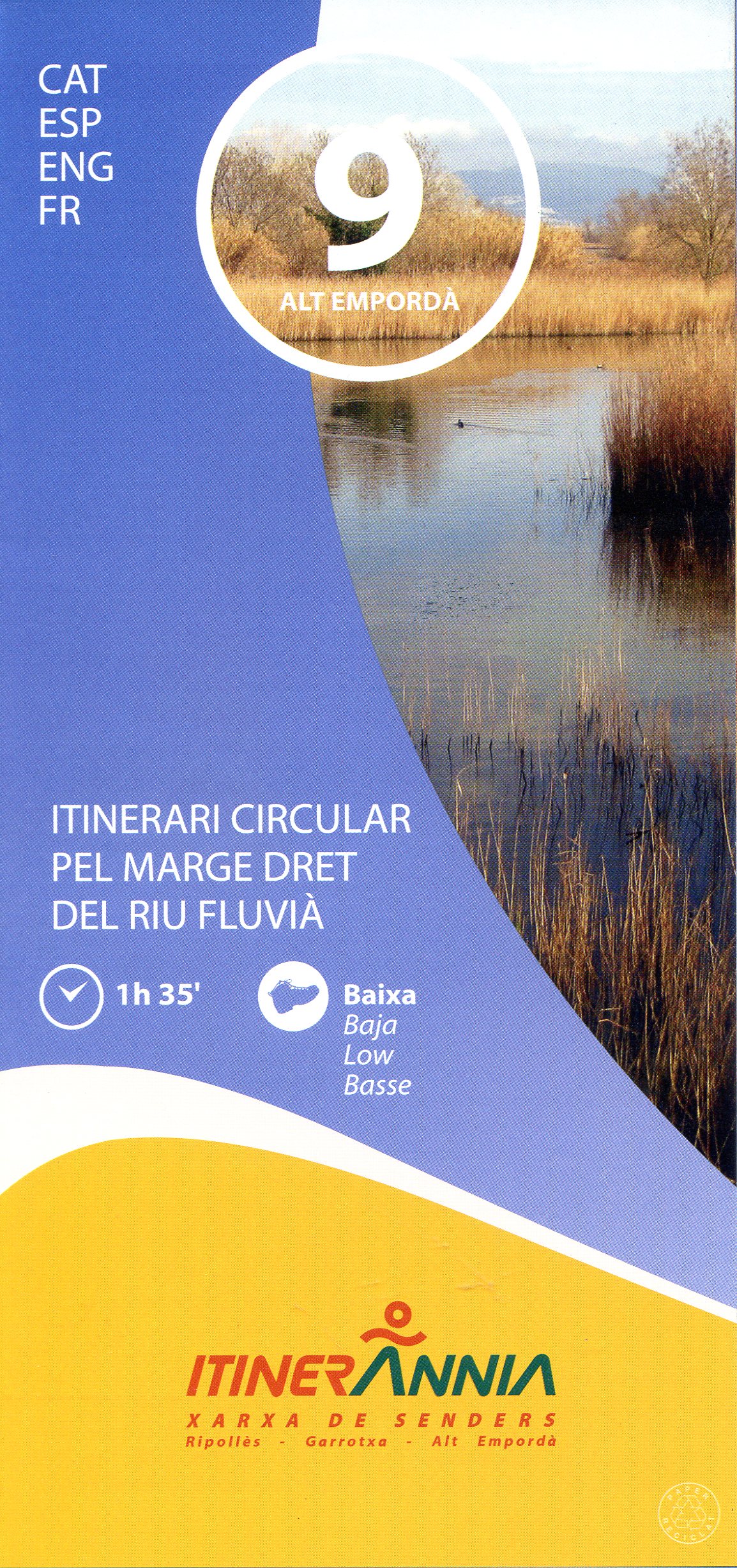 Itinerari circular pel margre dret del riu Fluvià - Portada