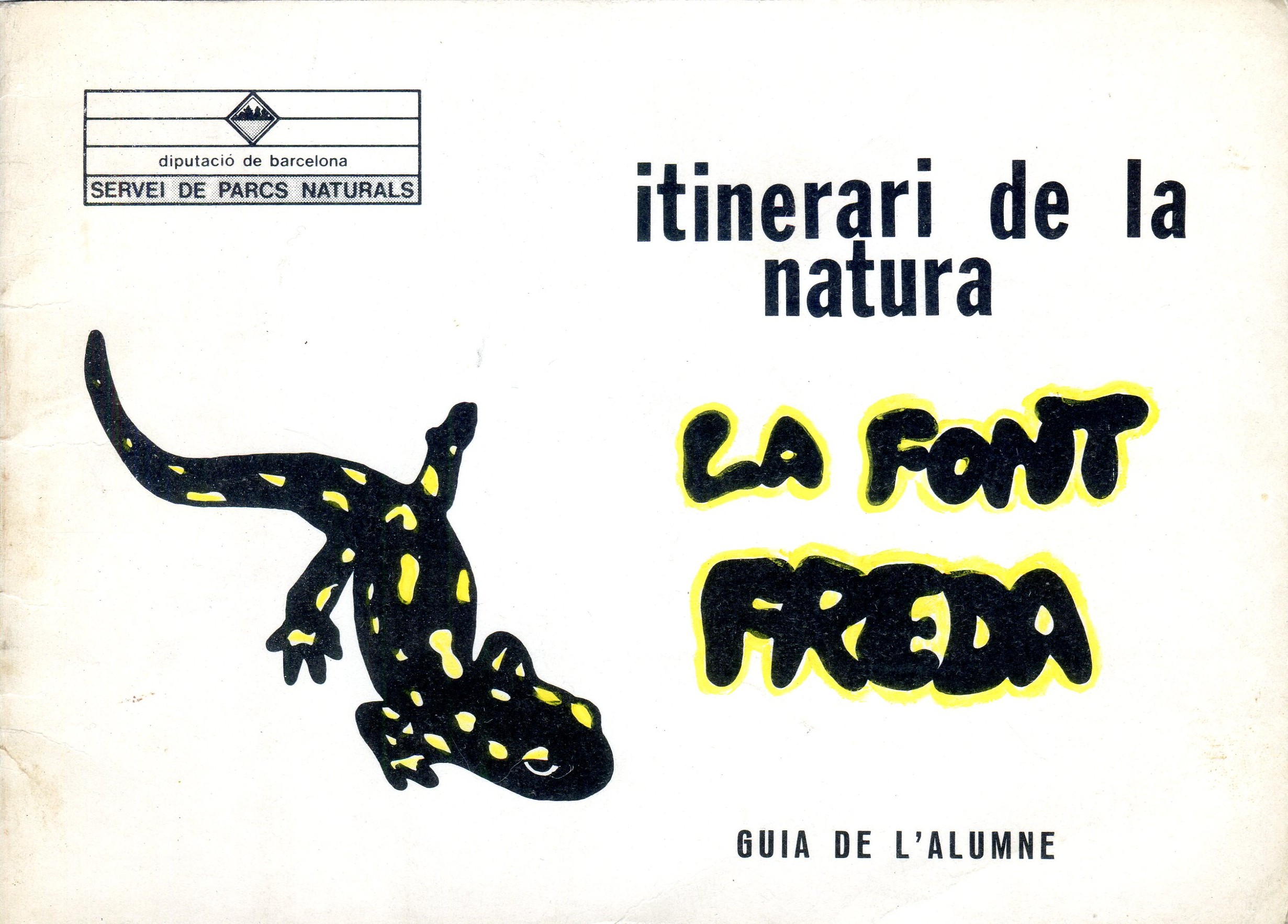 Itinerari de la natura : La Font Freda : Guia de l'alumne - Portada