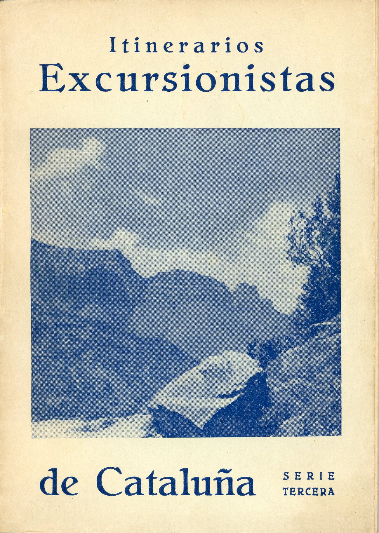 Itinerarios Excursionistas de Cataluña - Portada