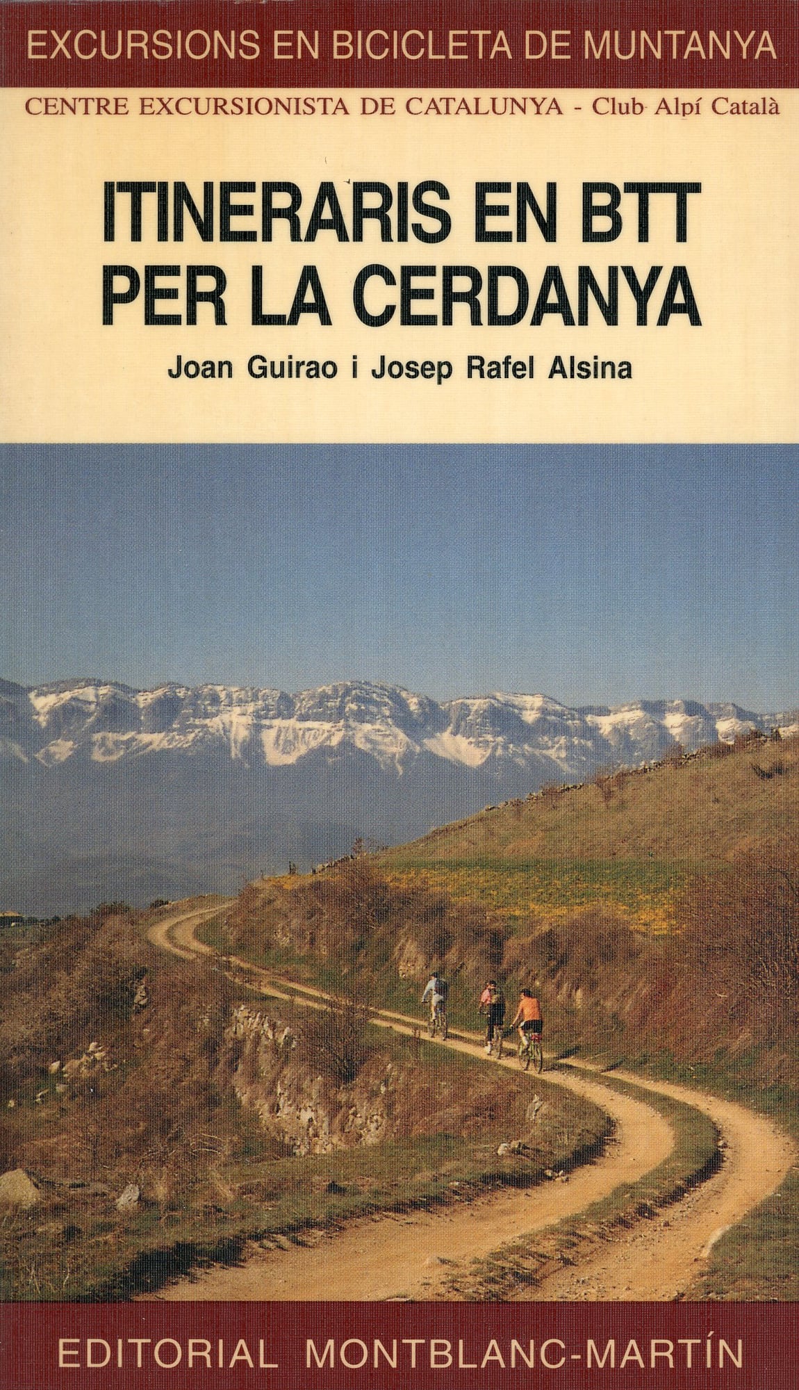 Itineraris en BTT per la Cerdanya  (2 exemplars) - Portada