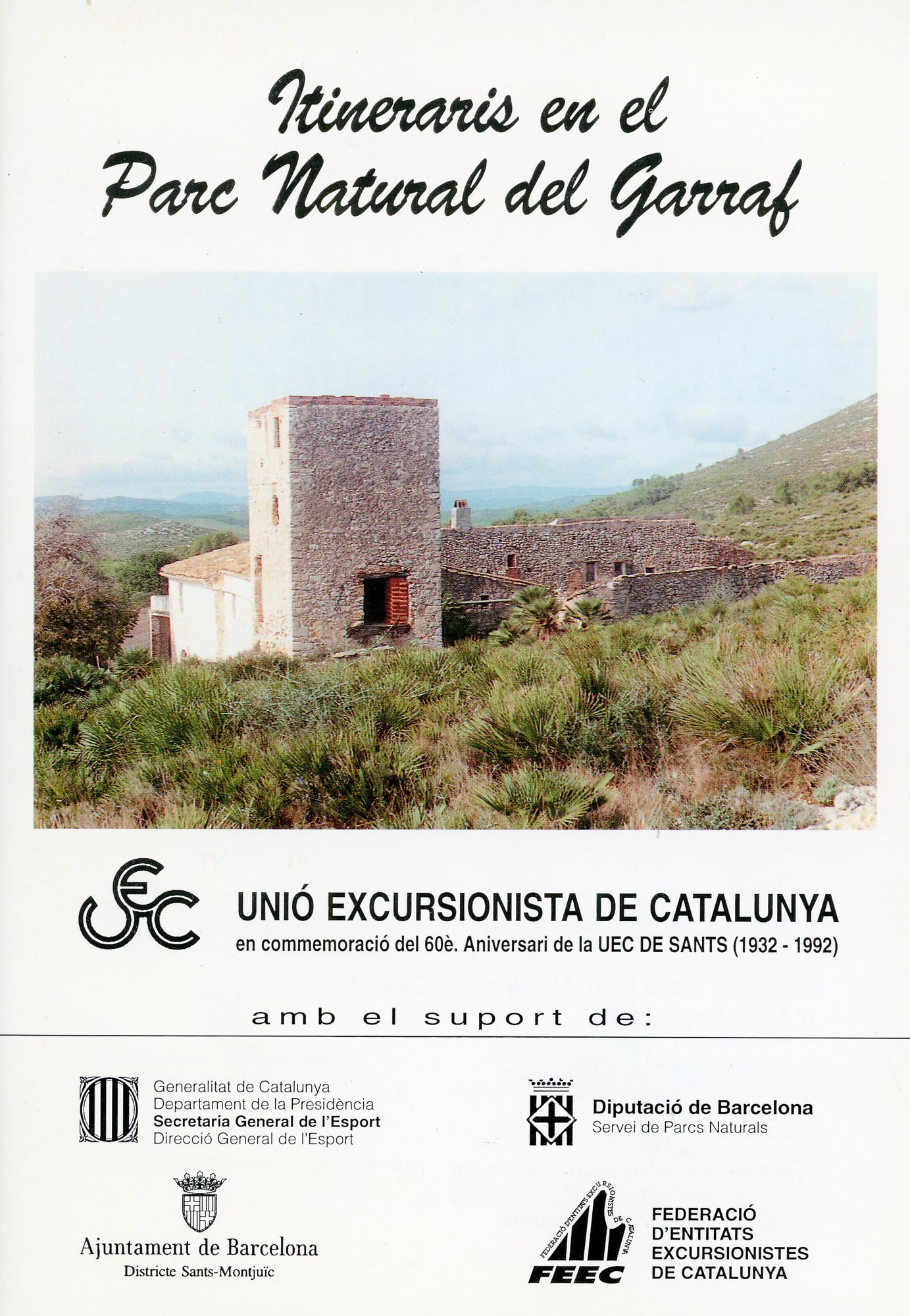 Itineraris en el Parc Natural del Garraf - Portada