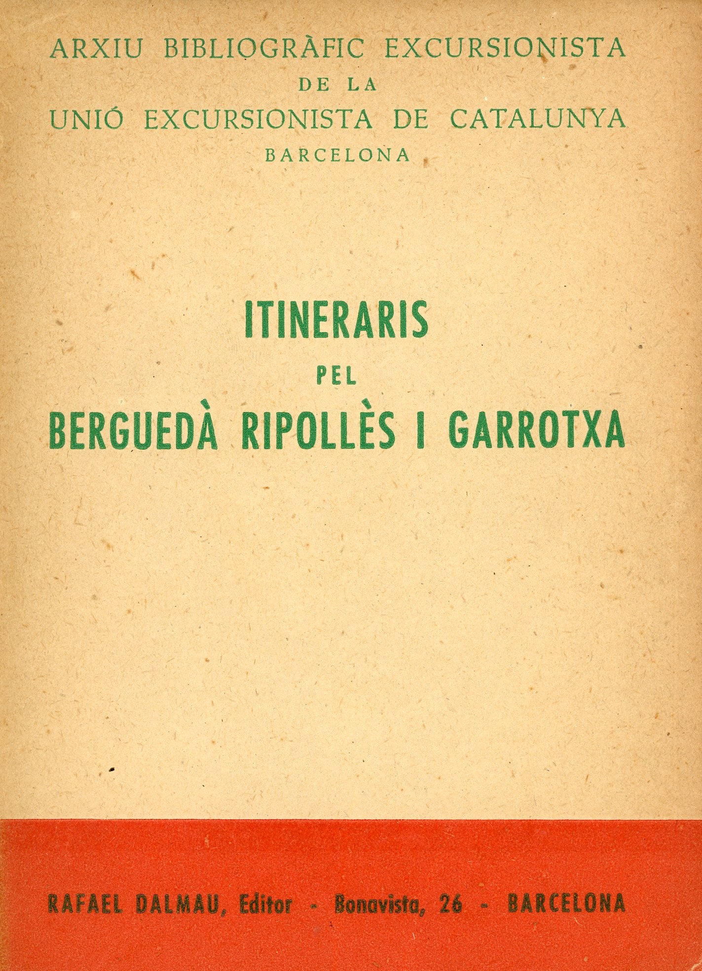 Itineraris pel Berguedà, Ripollès i Garrotxa - Portada