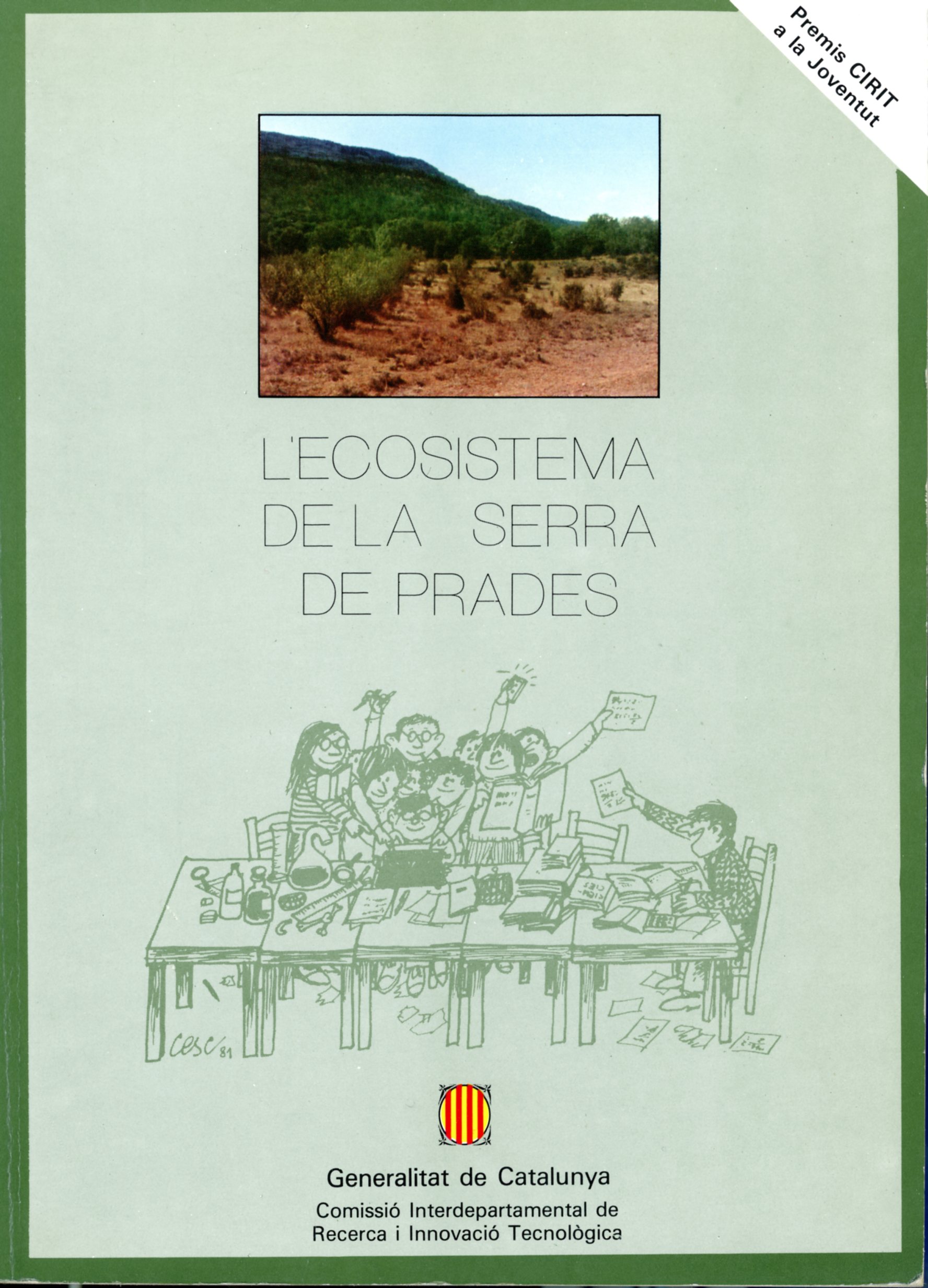 ecosistema de la Serra de Prades, L' - Portada