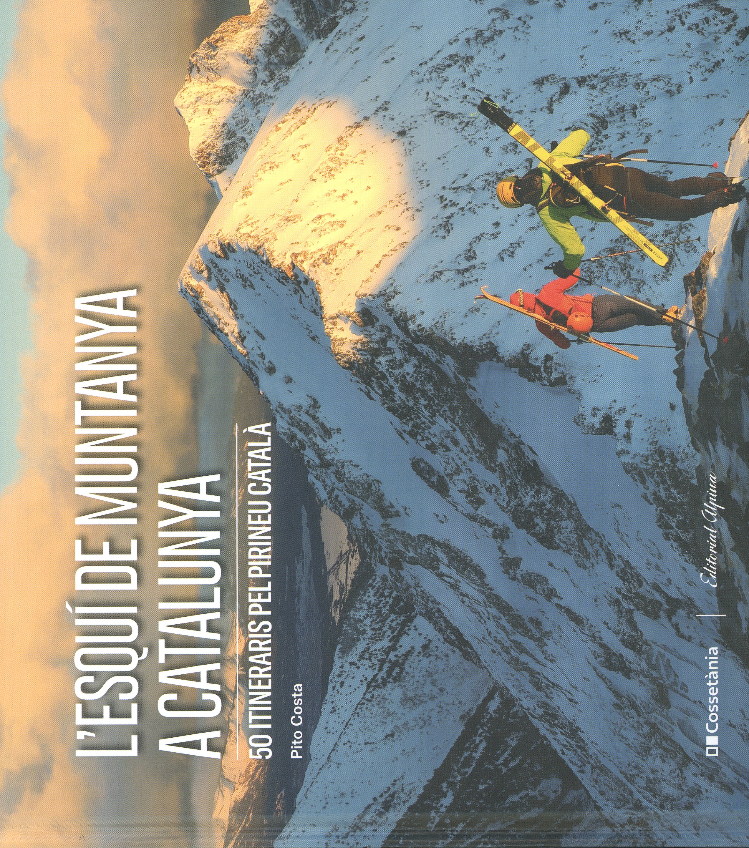 esquí de muntanya a Catalunya, L' : 50 itineraris pel Pirineu català - Portada