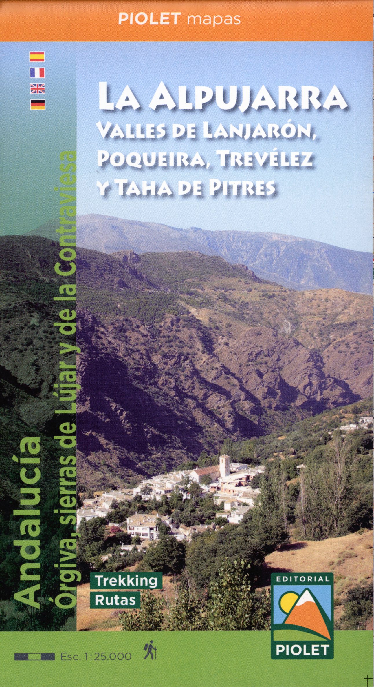 Alpujarra, La : Valles del Lanjarón, Poquiera, Trévelez y Taha de Pitres : Órgiva, sierras de Lújar y de la Contraviesa - Portada