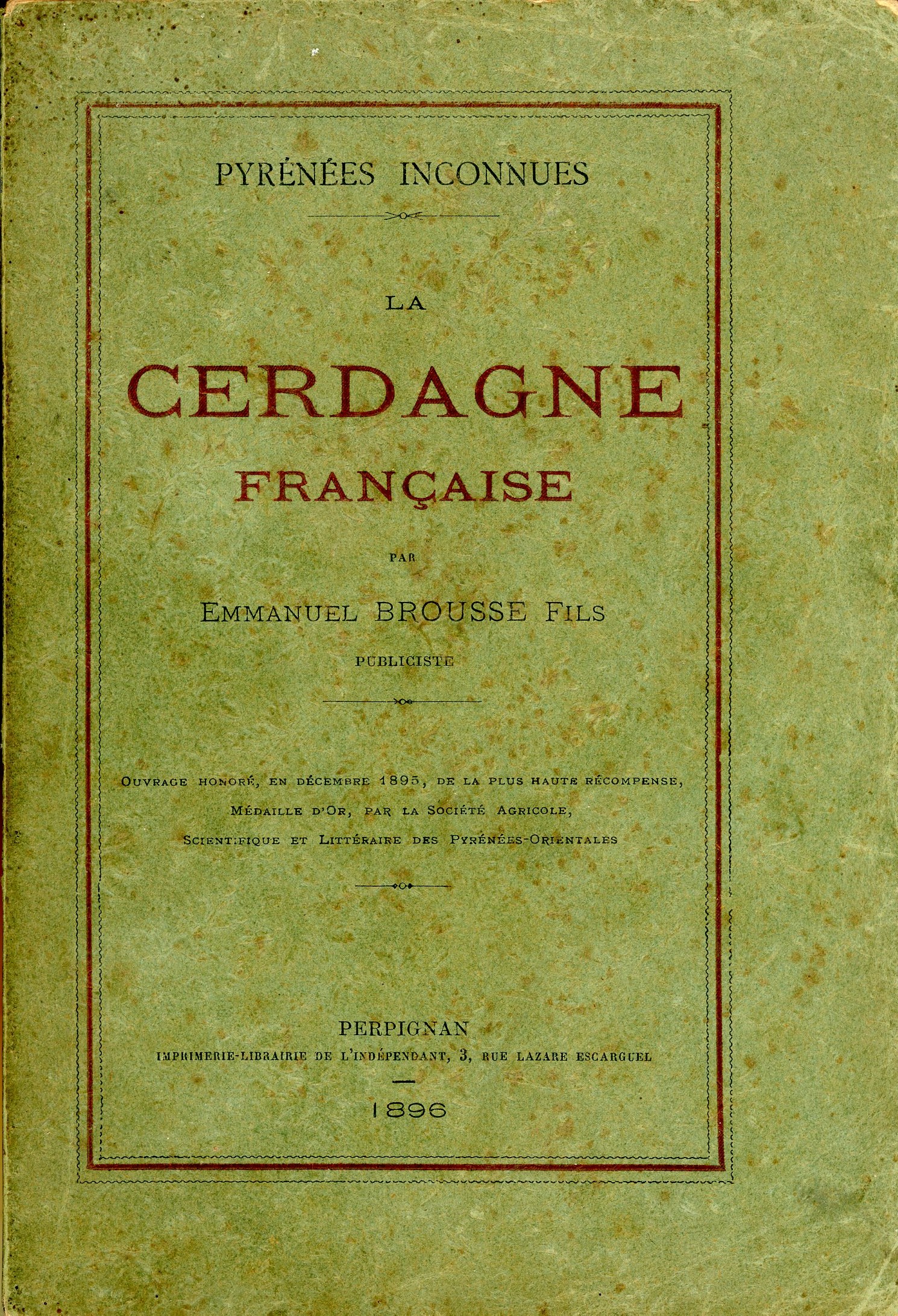 Cerdagne française, La - Portada