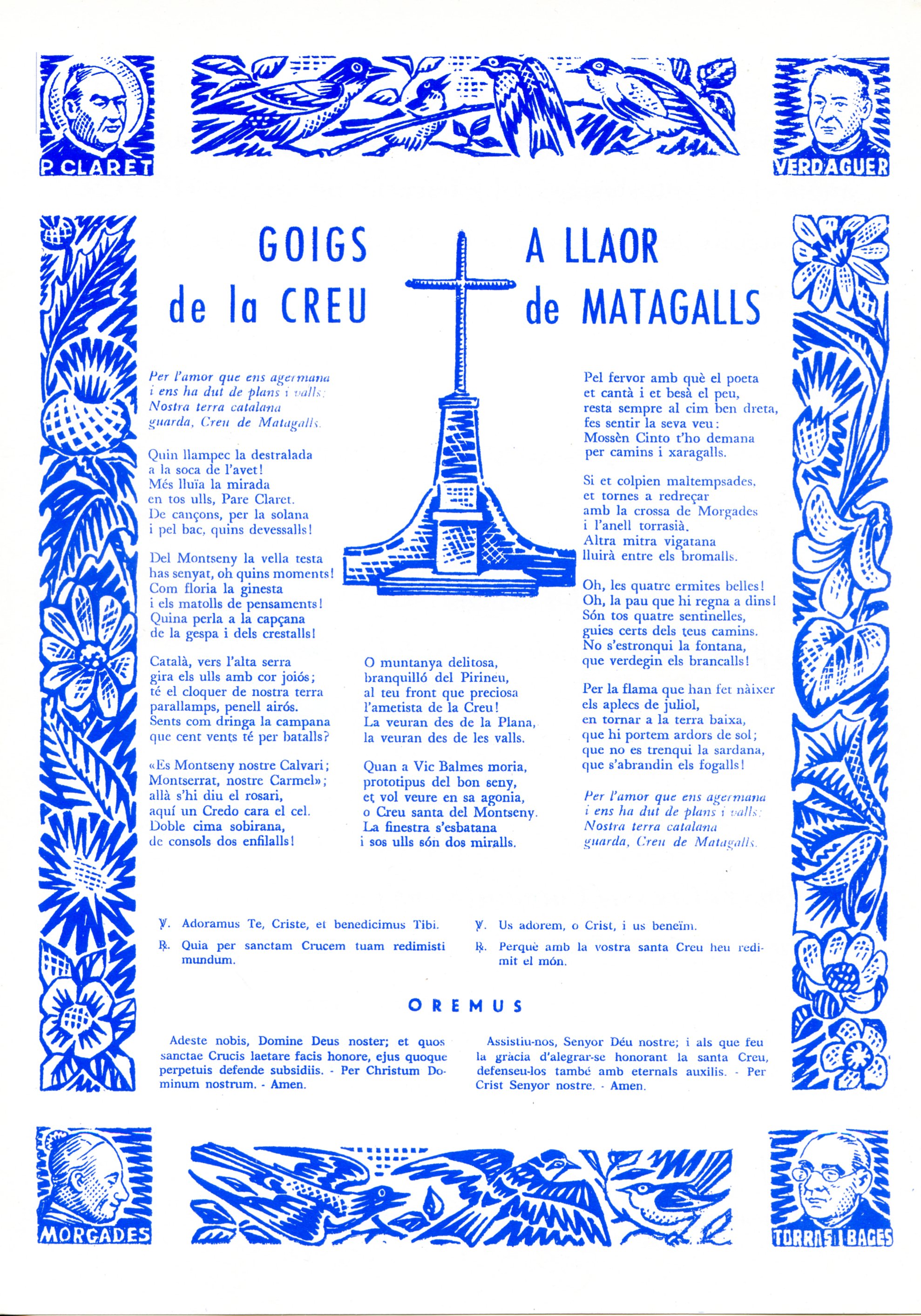 Goigs a llaor de La Creu de Matagalls - Portada