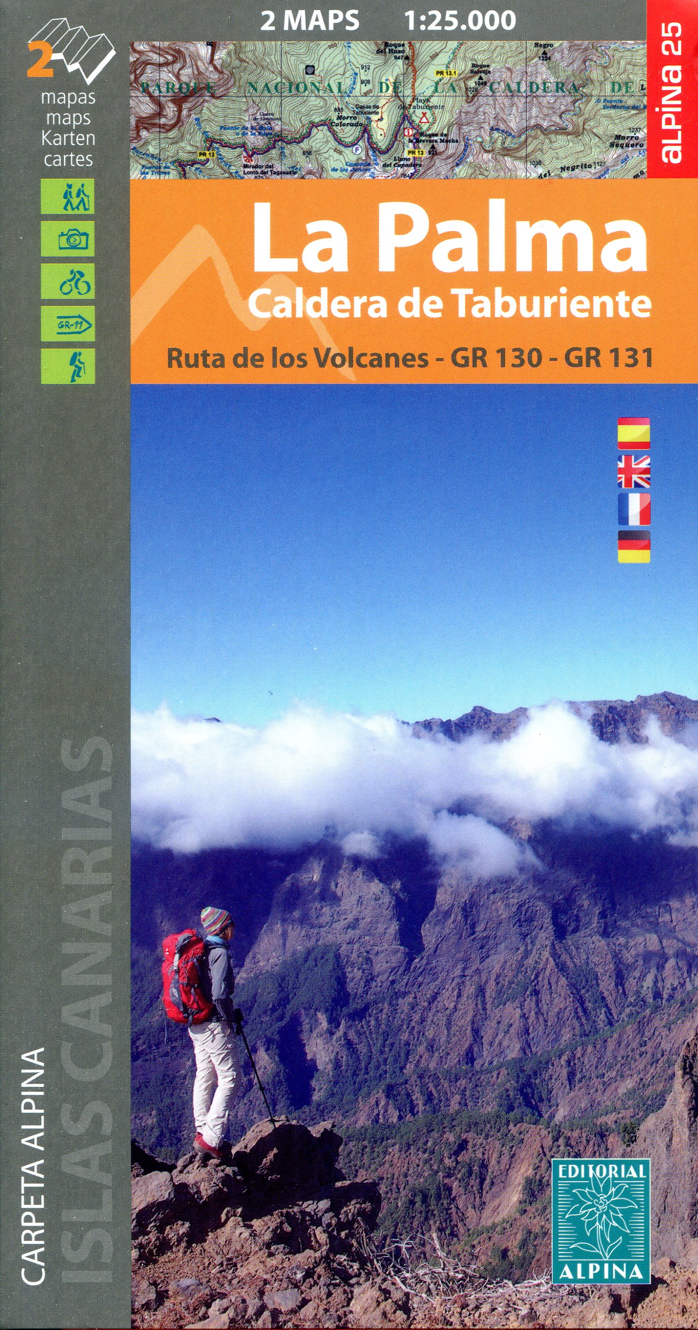 Palma, La : Caldera de Taburiente : Ruta de los Volcanes - GR 130 - GR 131 - Portada