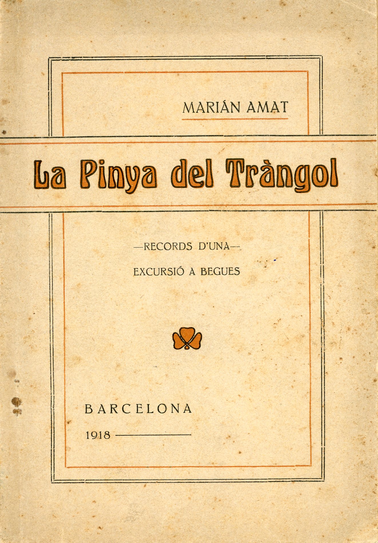 Pinya del Tràngol, La - Portada