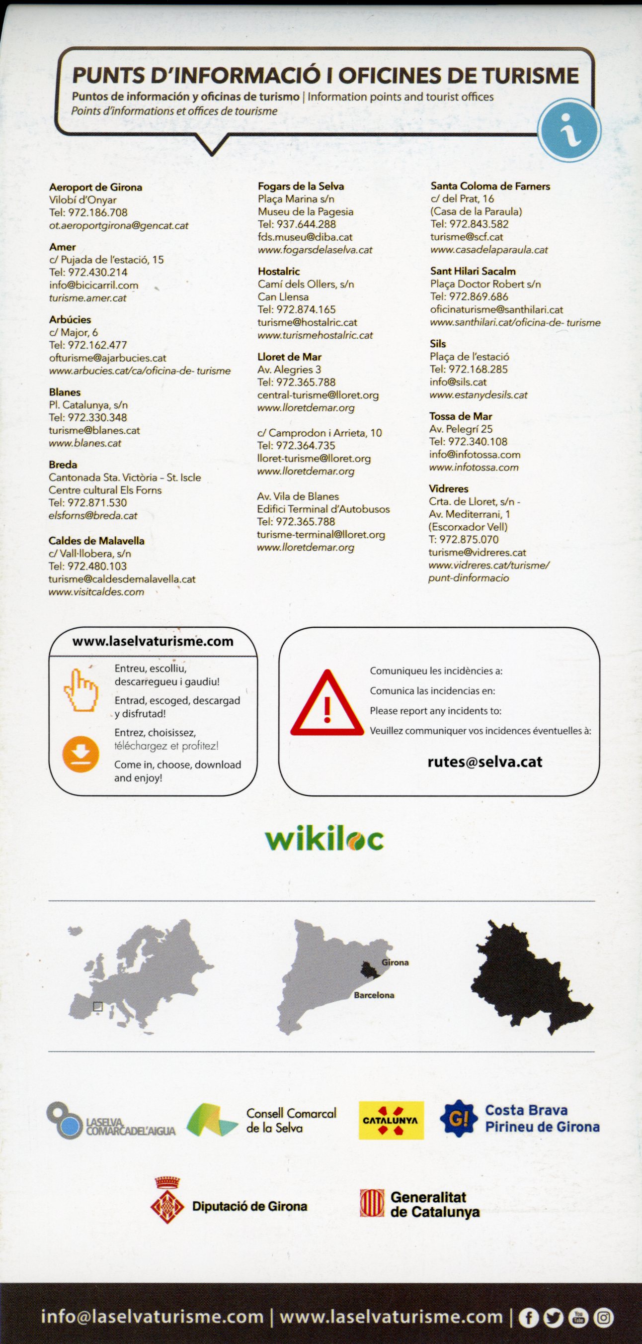 Selva, La : Senderisme i BTT : Sendrismo y BTT : Hiking and MTB : Randonnée et VTT - Miniatura 2